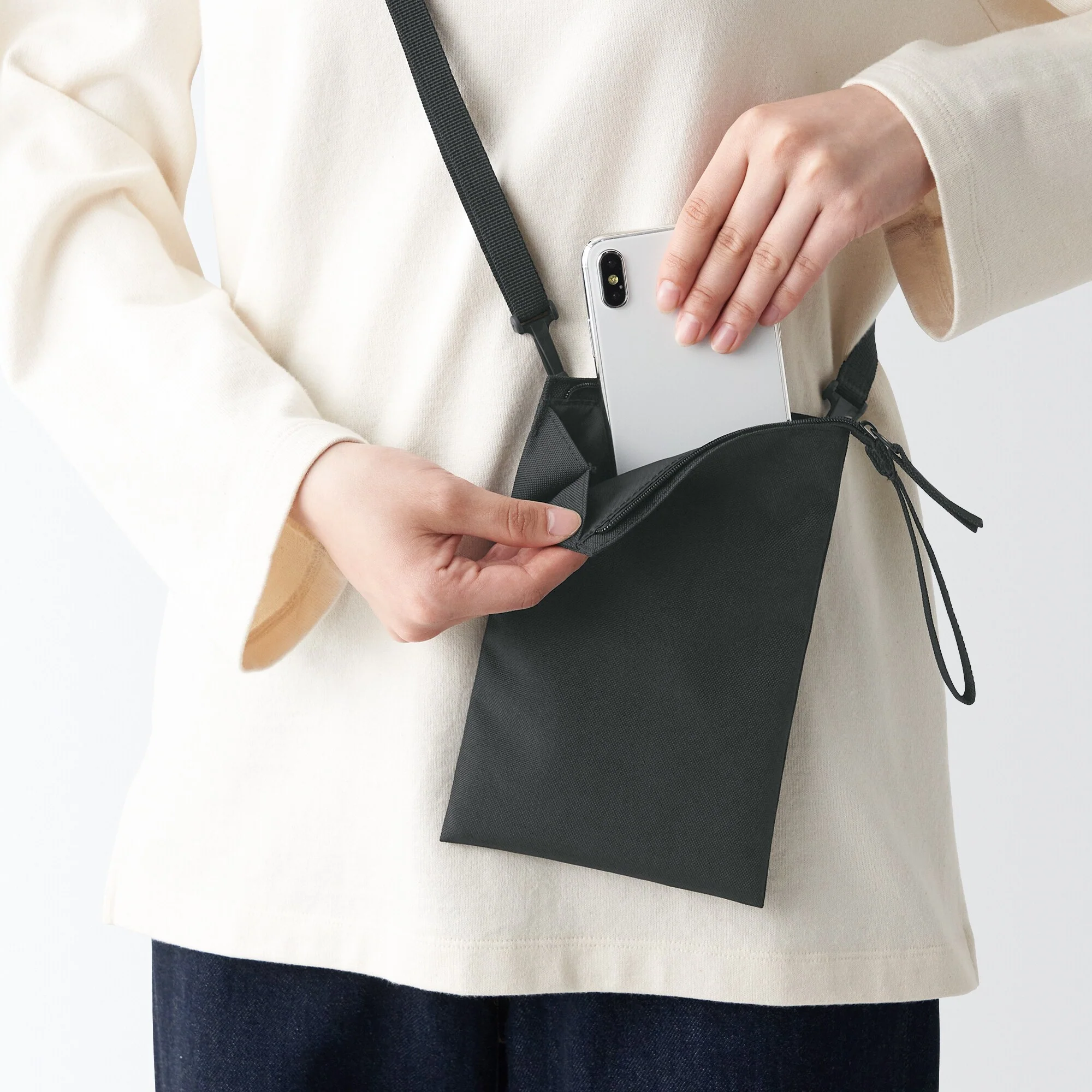 2-Way Water Repellent Mini Sacoche / Crossbody Bag - Image 31
