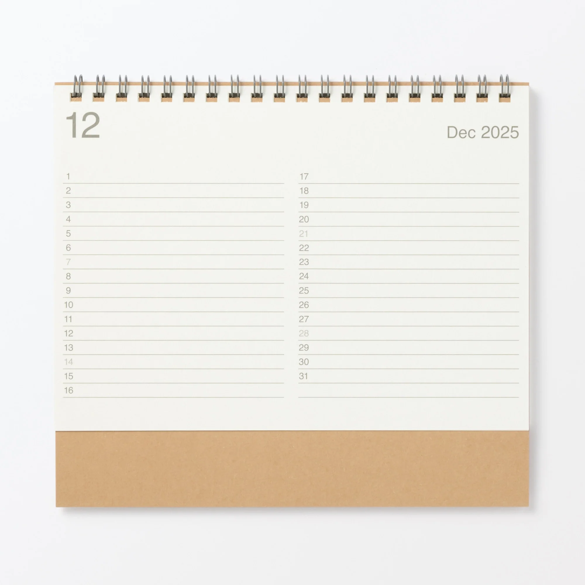 2026 Bagasse Paper Desktop Calendar - Medium - Image 4
