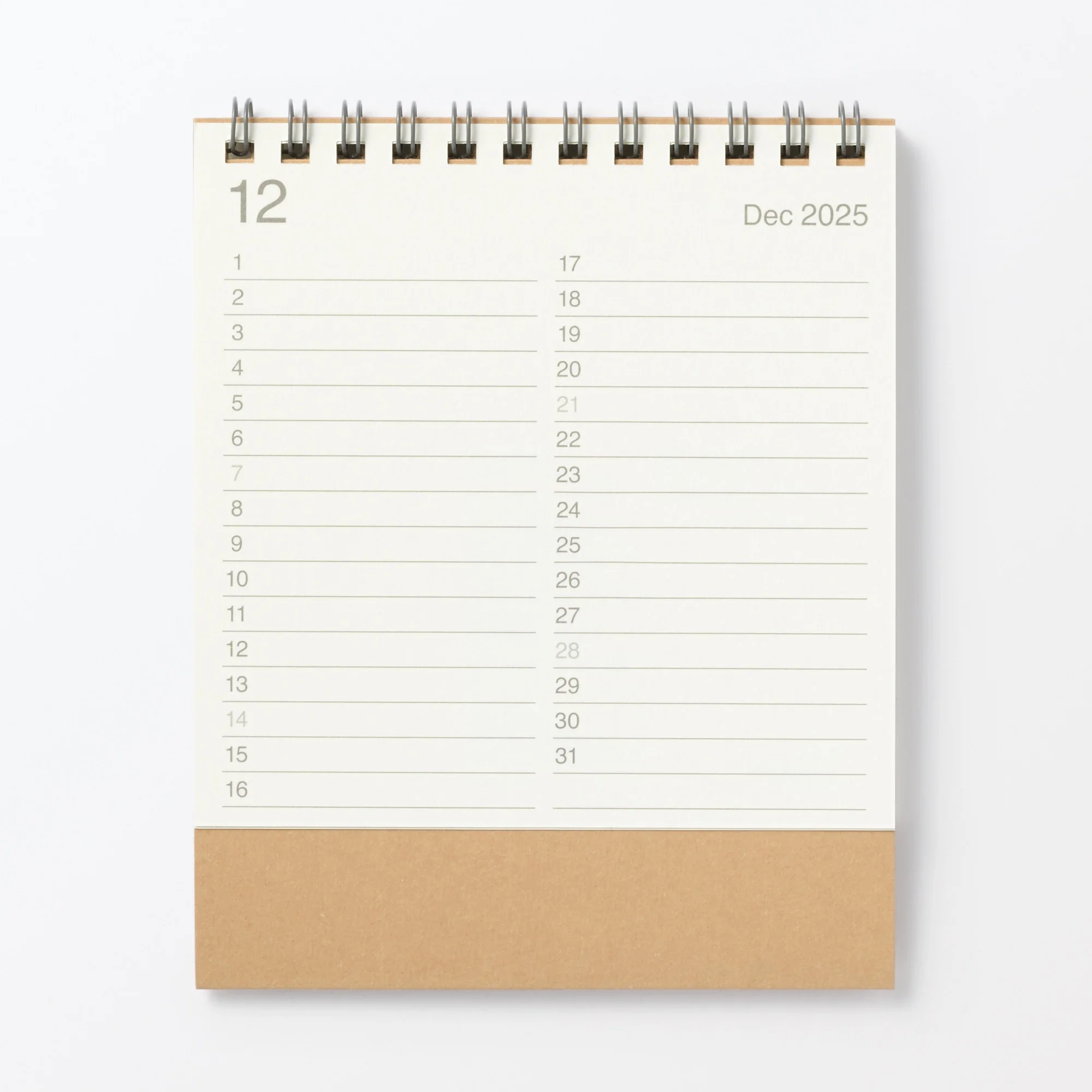 2026 Bagasse Paper Desktop Calendar - Small - Image 4