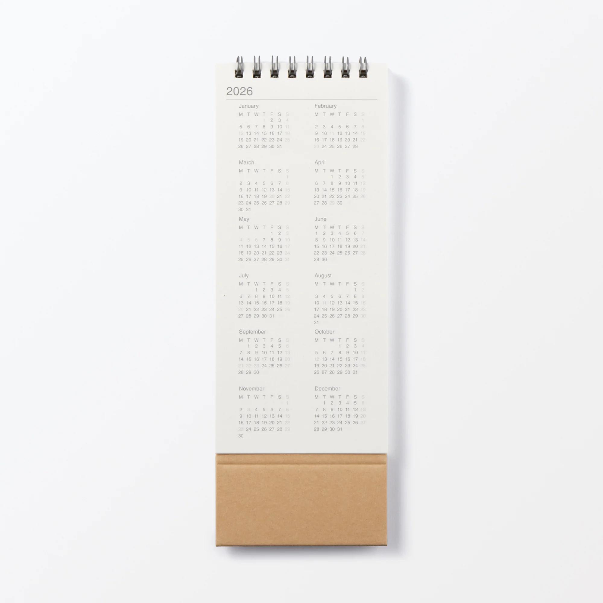 2026 Weekly Flip Calendar - Vertical - Image 4