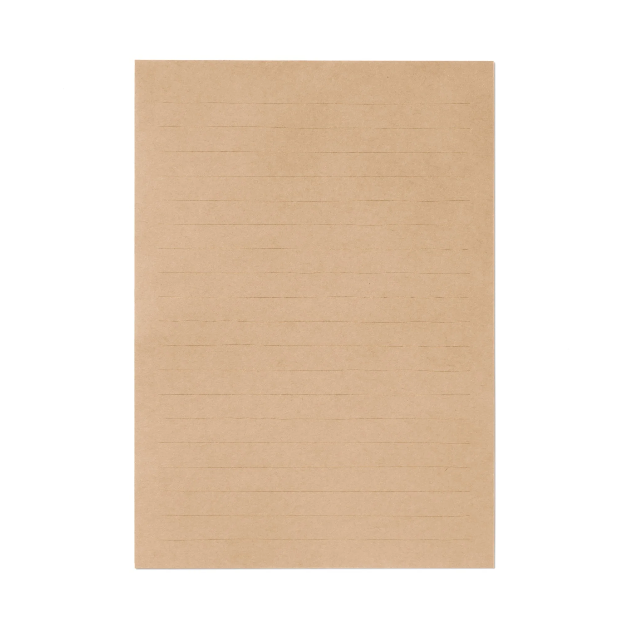A5 Kraft Letter Paper - 15 Sheets
