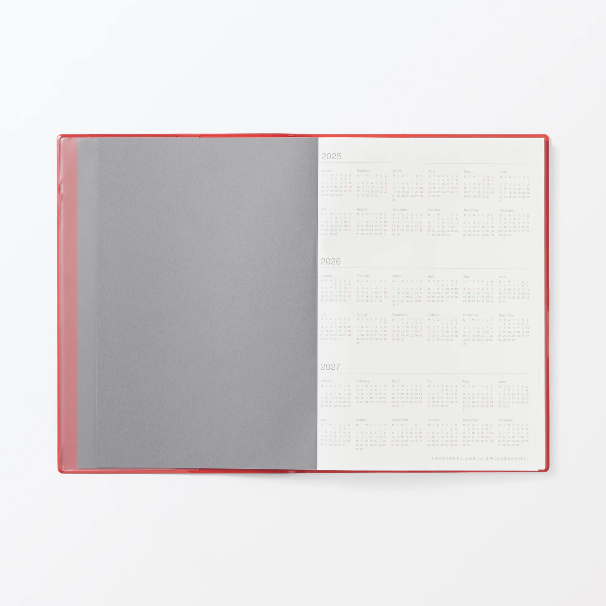 A5 Monthly/Weekly Planner From Dec. 2025 - Image 4