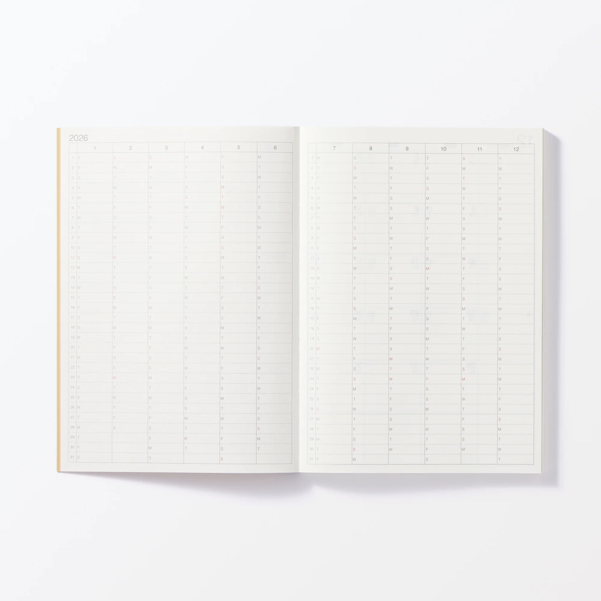 A5 Monthly/Weekly Planner From Dec. 2025 - Image 4