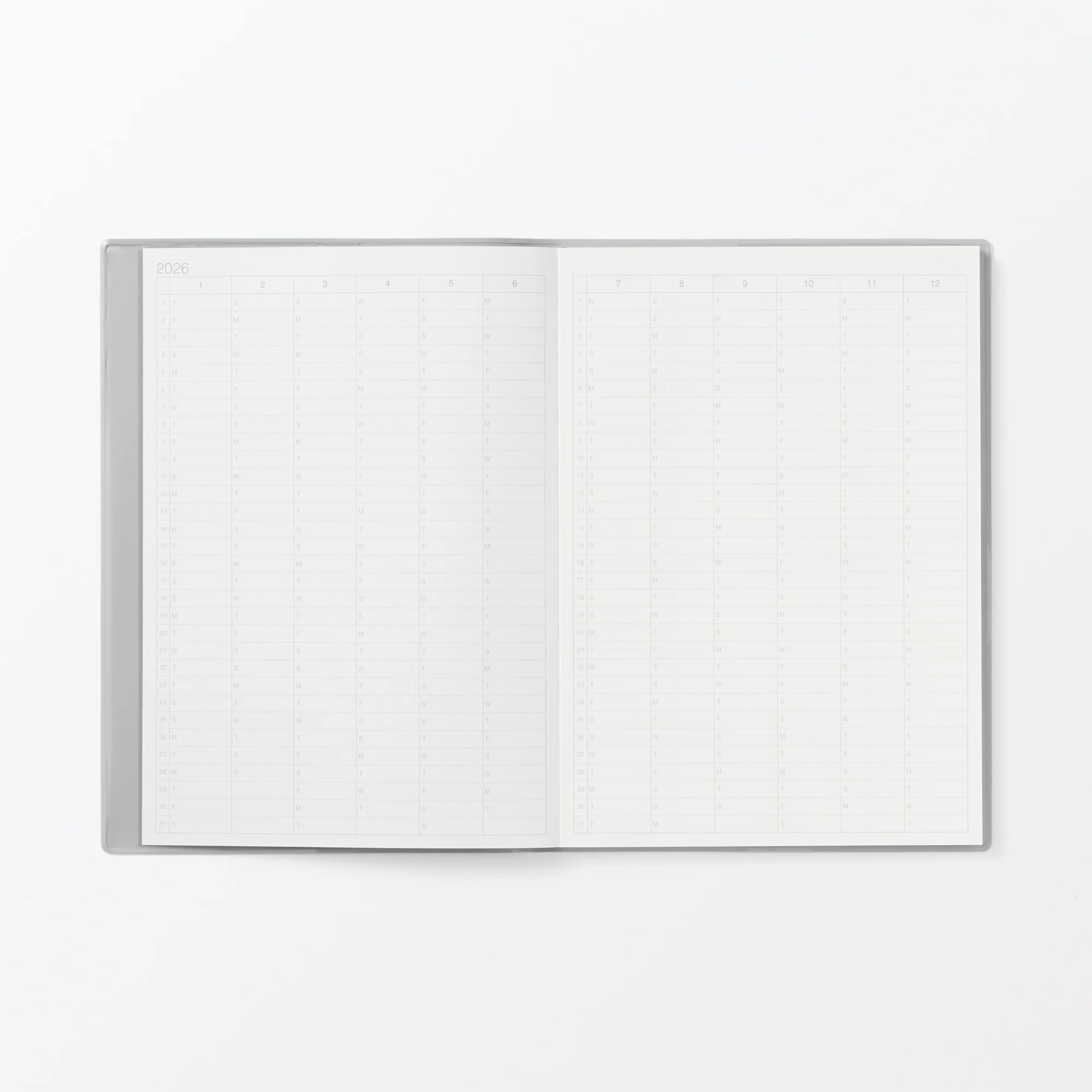 A5 Monthly/Weekly Planner From Dec. 2025 - No Holidays - Image 5