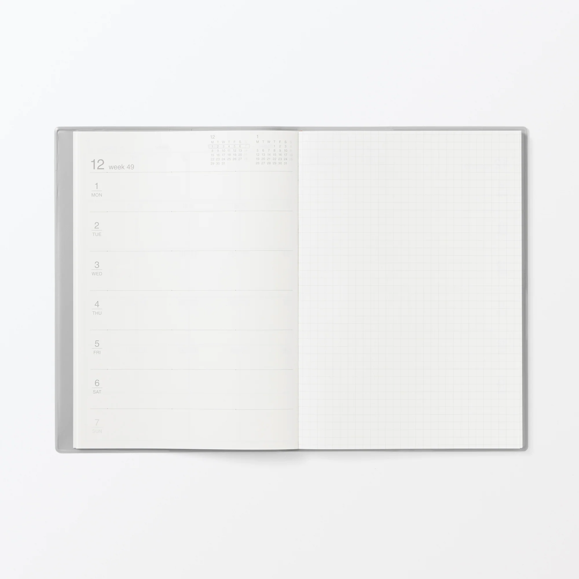 A5 Monthly/Weekly Planner From Dec. 2025 - No Holidays - Image 7