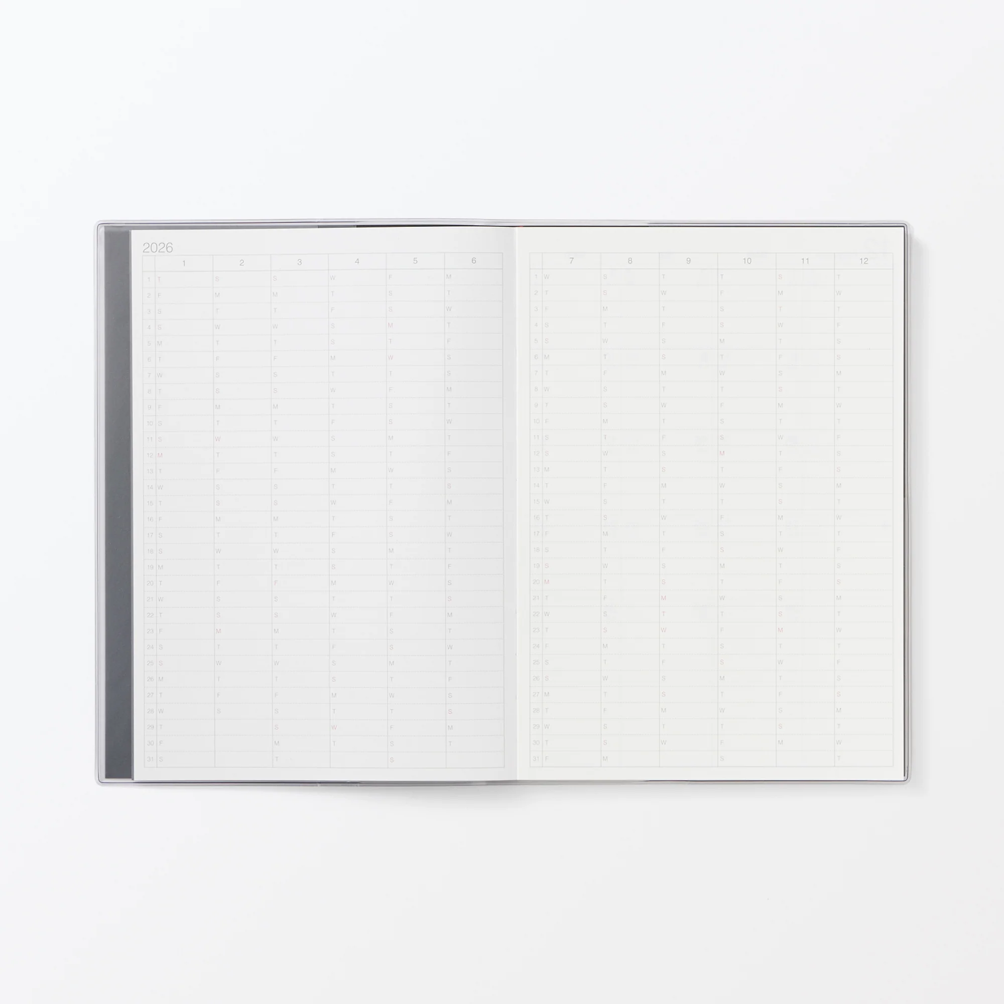 A5 Vertical Monthly/Weekly Planner From Dec. 2025 - Image 5