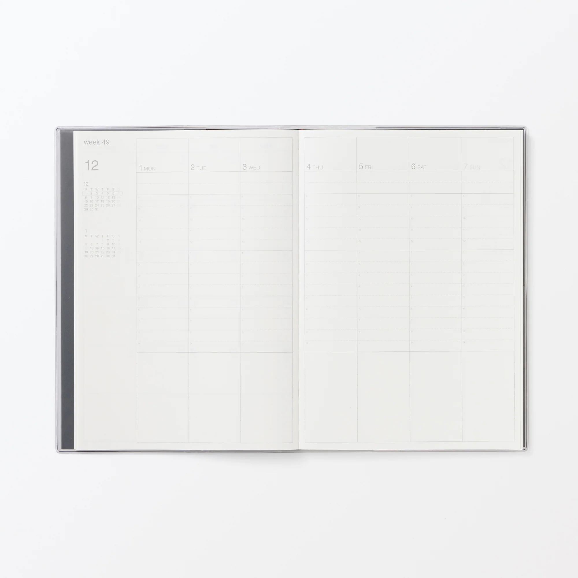 A5 Vertical Monthly/Weekly Planner From Dec. 2025 - Image 7