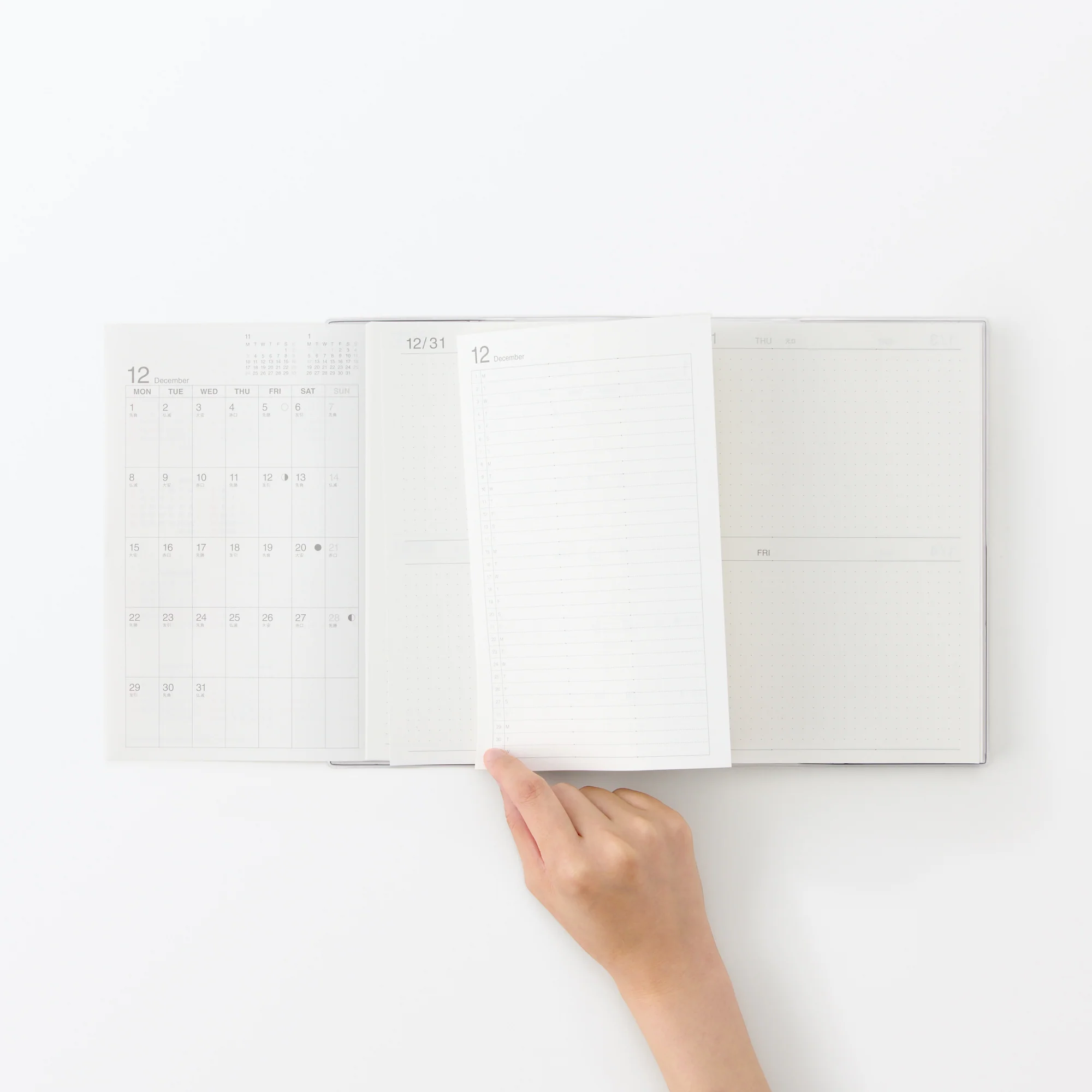 A5 Viewable-At-Once Monthly/Daily Planner From Dec. 2025 - Image 8