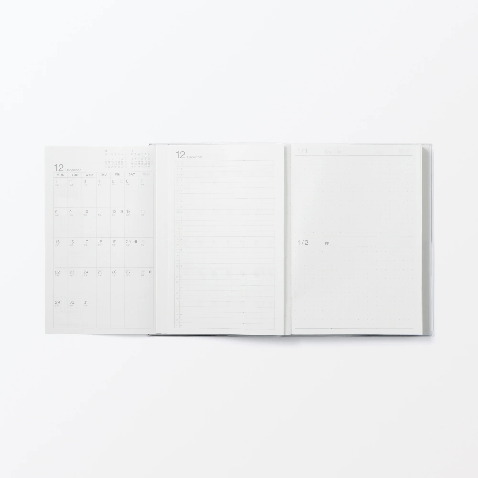 A5 Viewable-At-Once Monthly/Daily Planner From Dec. 2025 - Image 9
