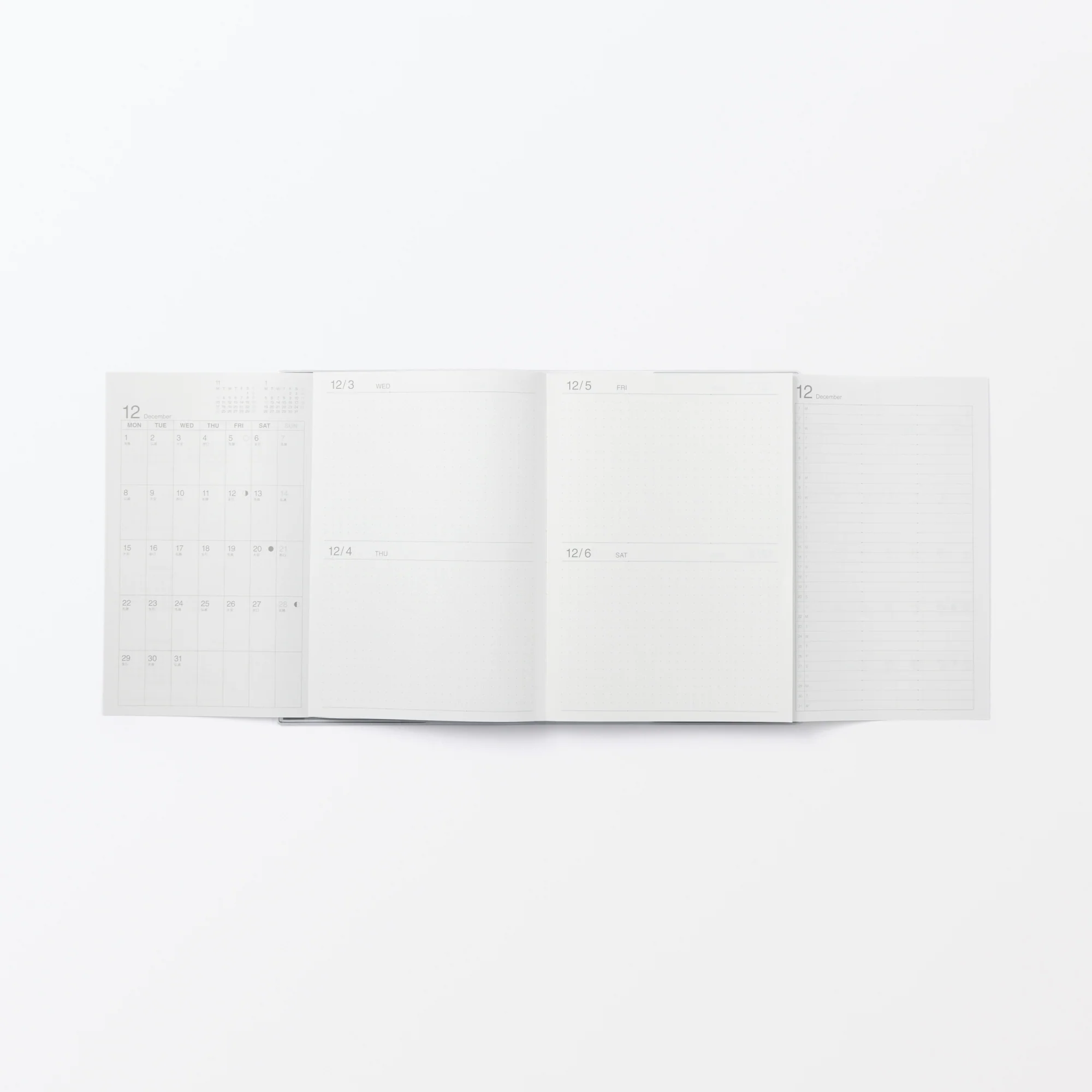 A5 Viewable-At-Once Monthly/Daily Planner From Dec. 2025 - Image 2