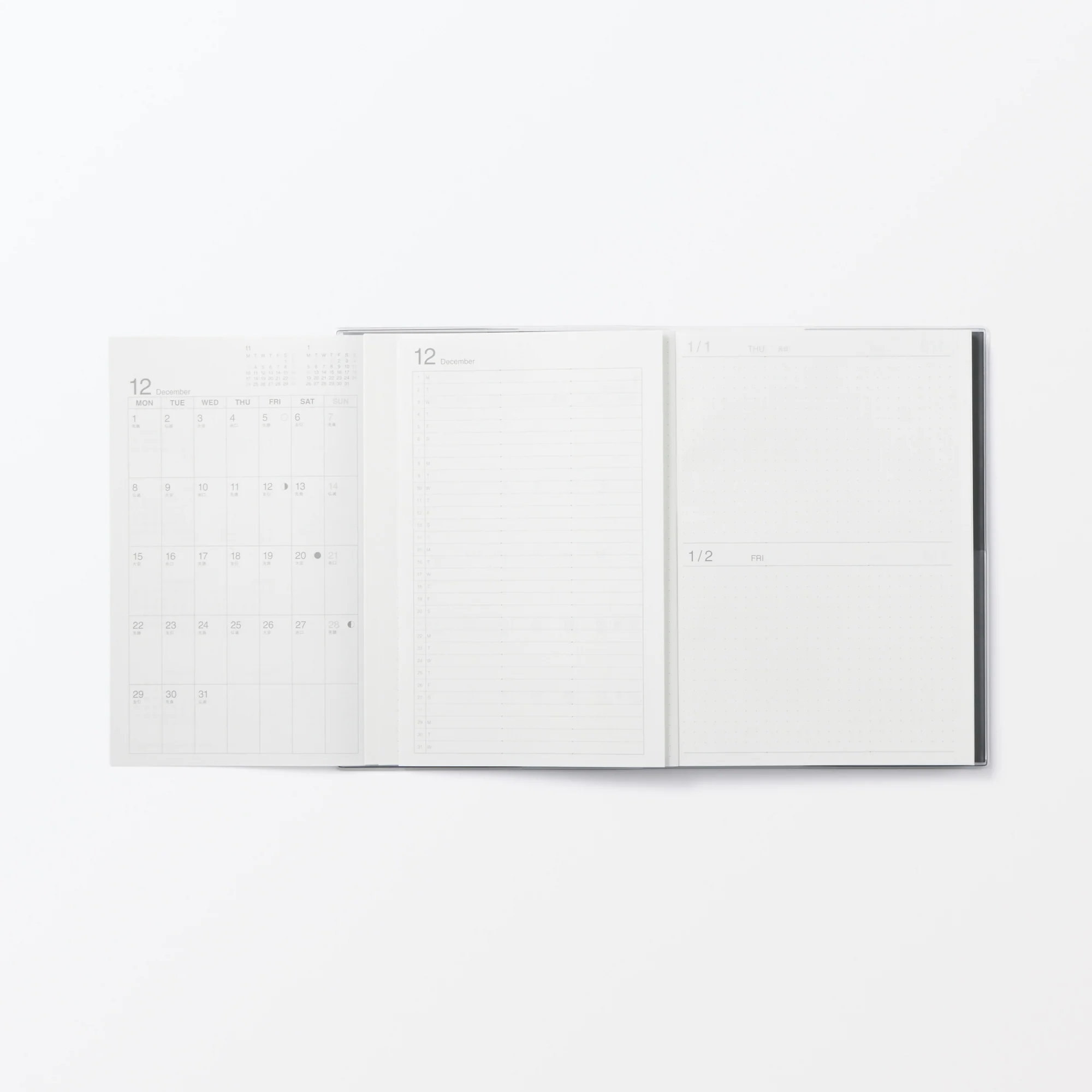 A5 Viewable-At-Once Monthly/Daily Planner From Dec. 2025 - Image 9
