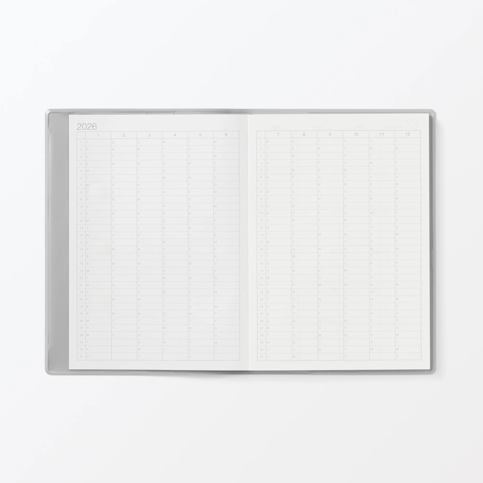 A6 Monthly/Weekly Planner From Dec. 2025 - No Holidays - Image 5