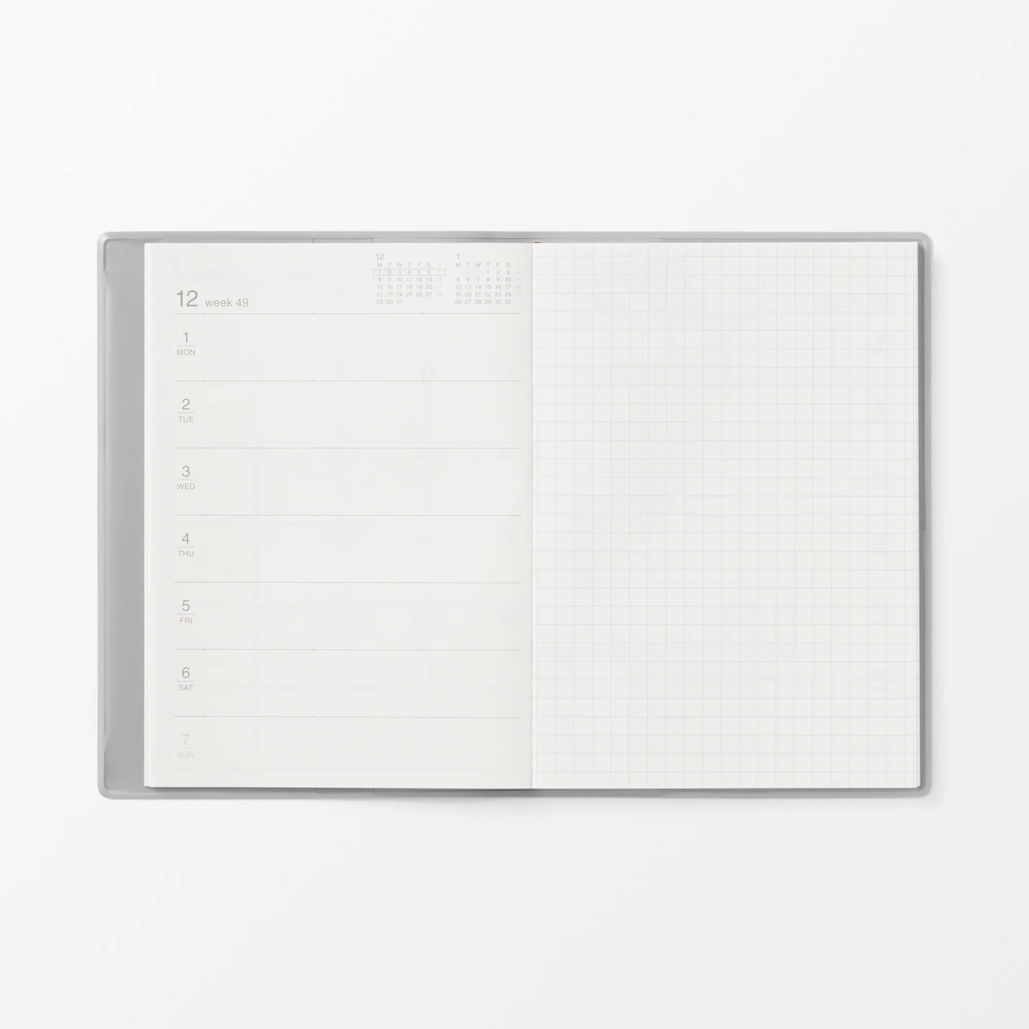 A6 Monthly/Weekly Planner From Dec. 2025 - No Holidays - Image 7