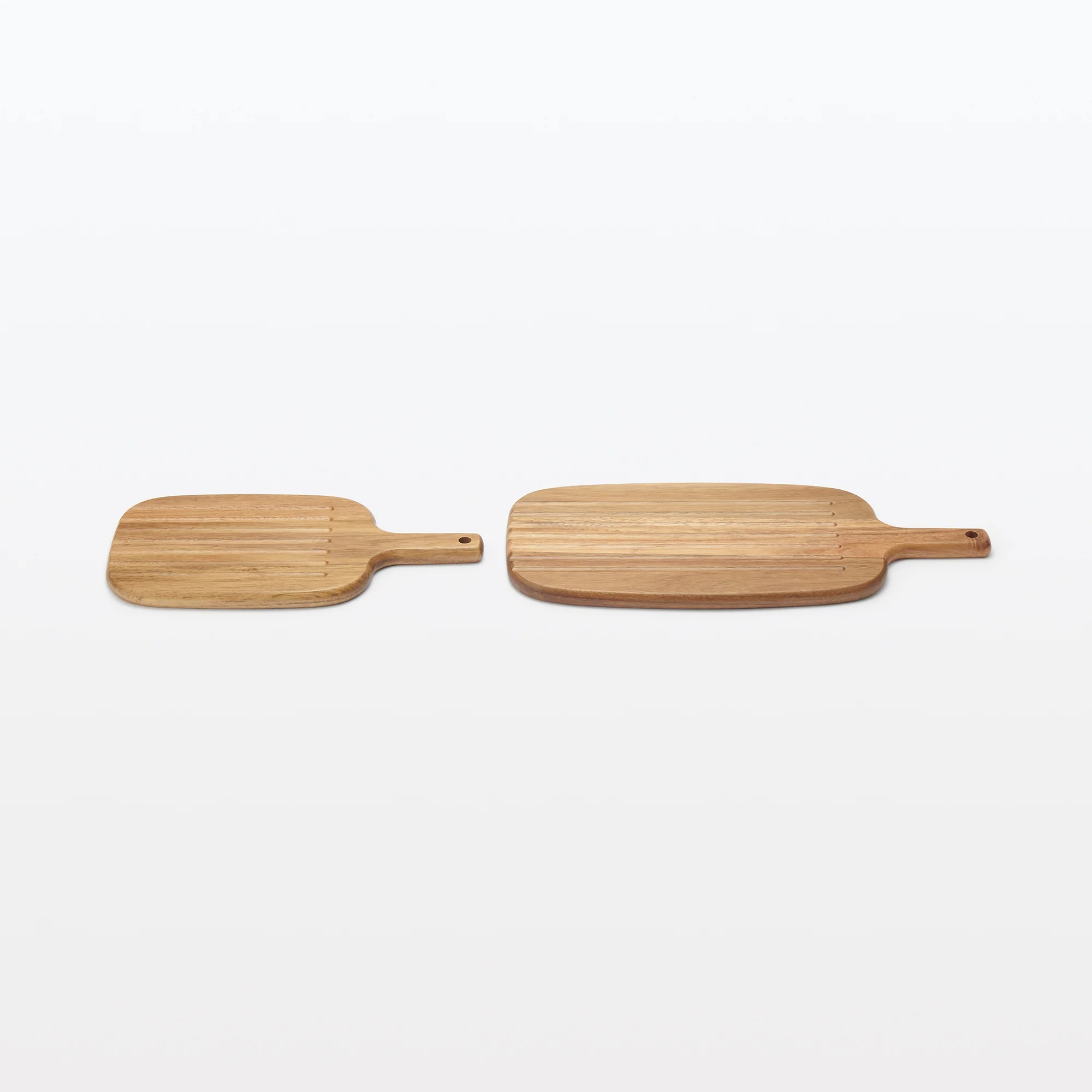 Acacia Double-Sided Cutting Board with Handle - Large - Image 6