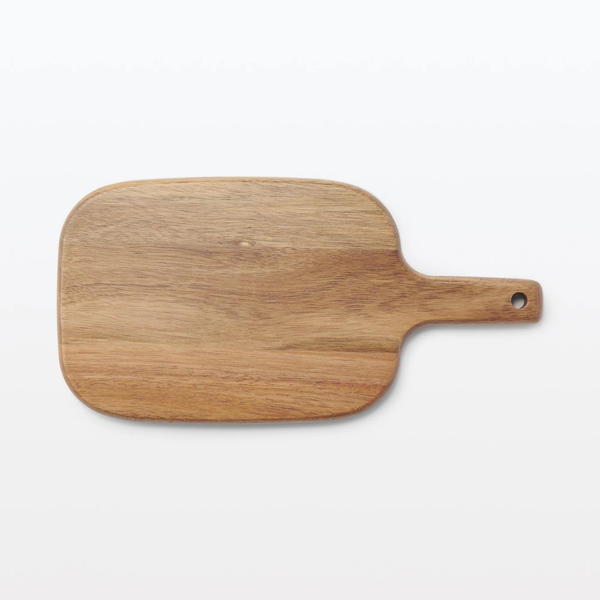 Acacia Double-Sided Cutting Board with Handle Small - Image 3