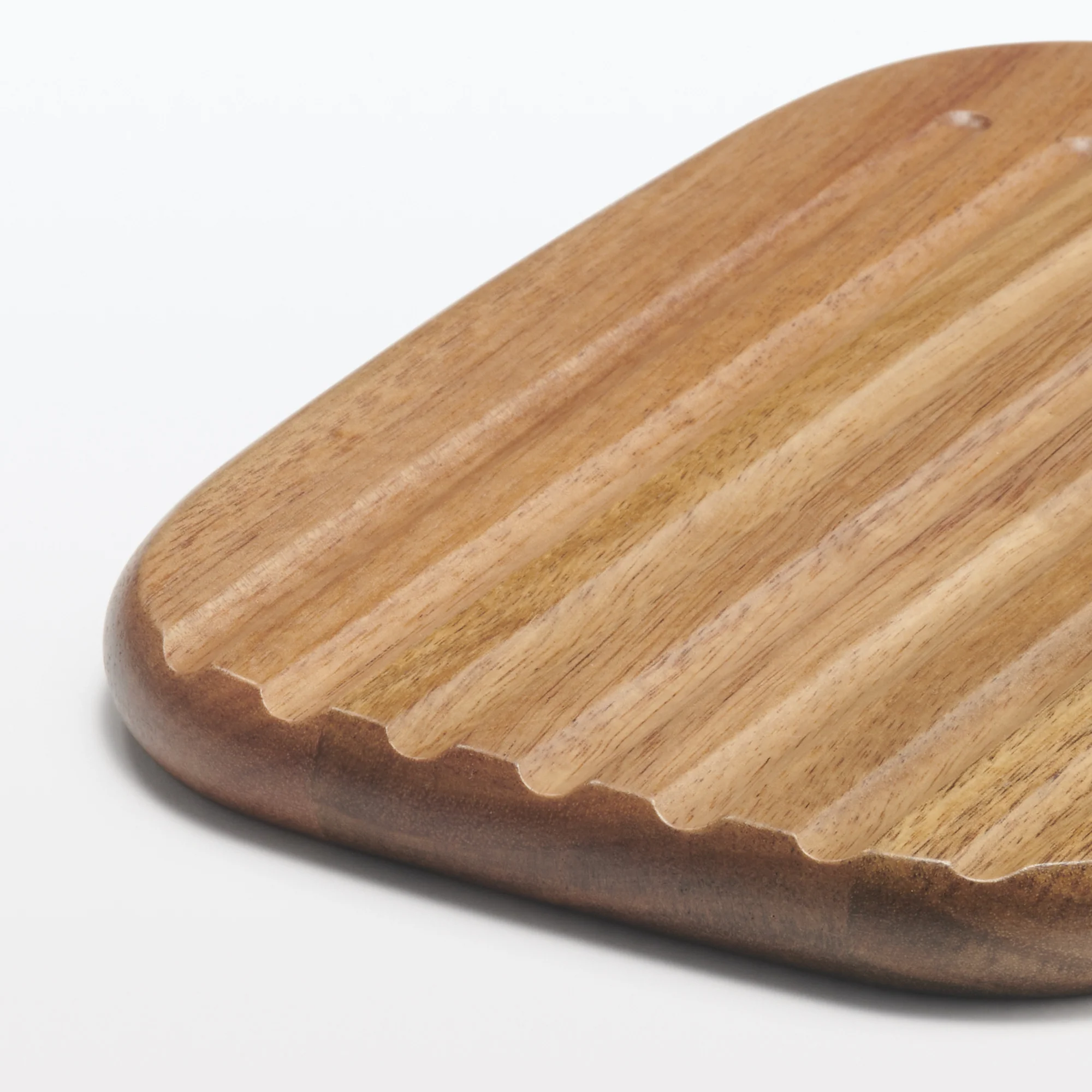 Acacia Double-Sided Cutting Board with Handle Small - Image 5