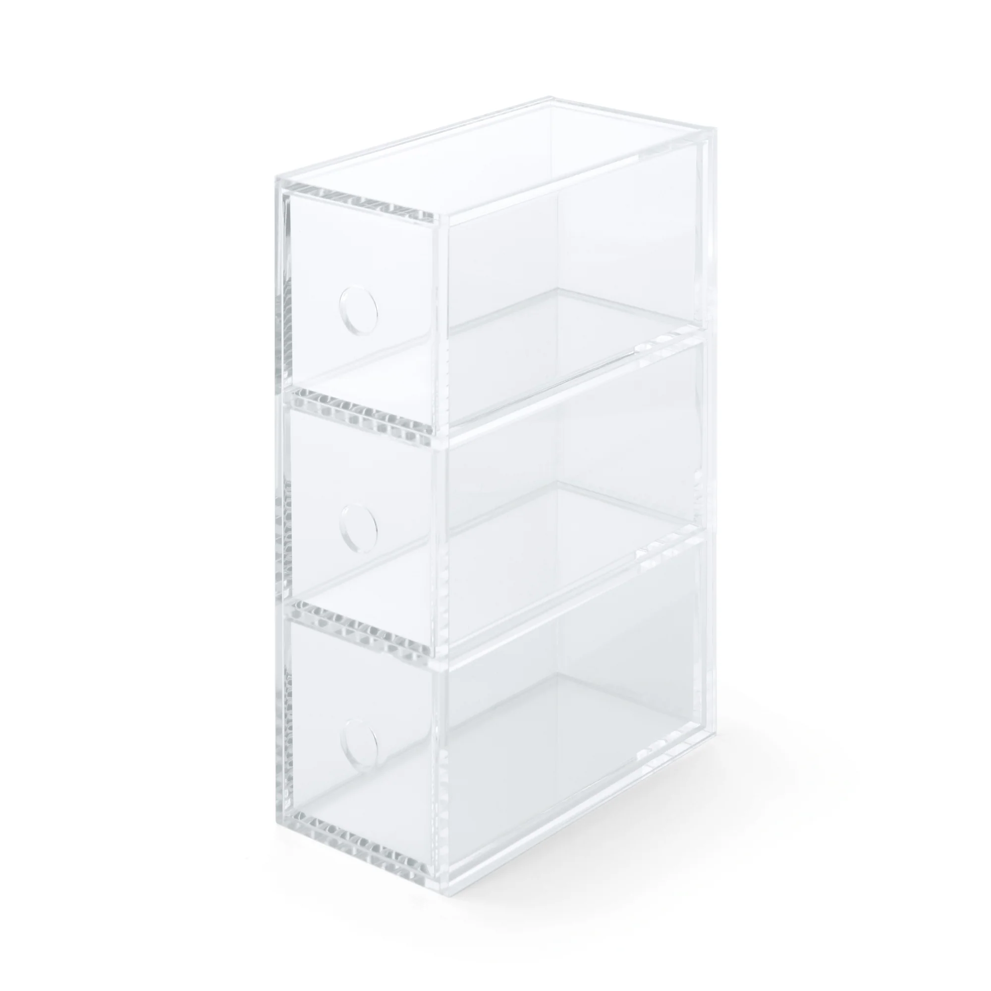 Acrylic 3 Drawer Unit