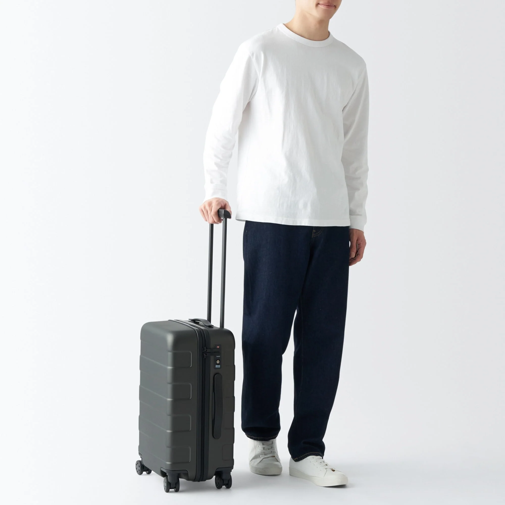 Adjustable Handle Hard Shell Suitcase 36L | Carry-On - Image 62