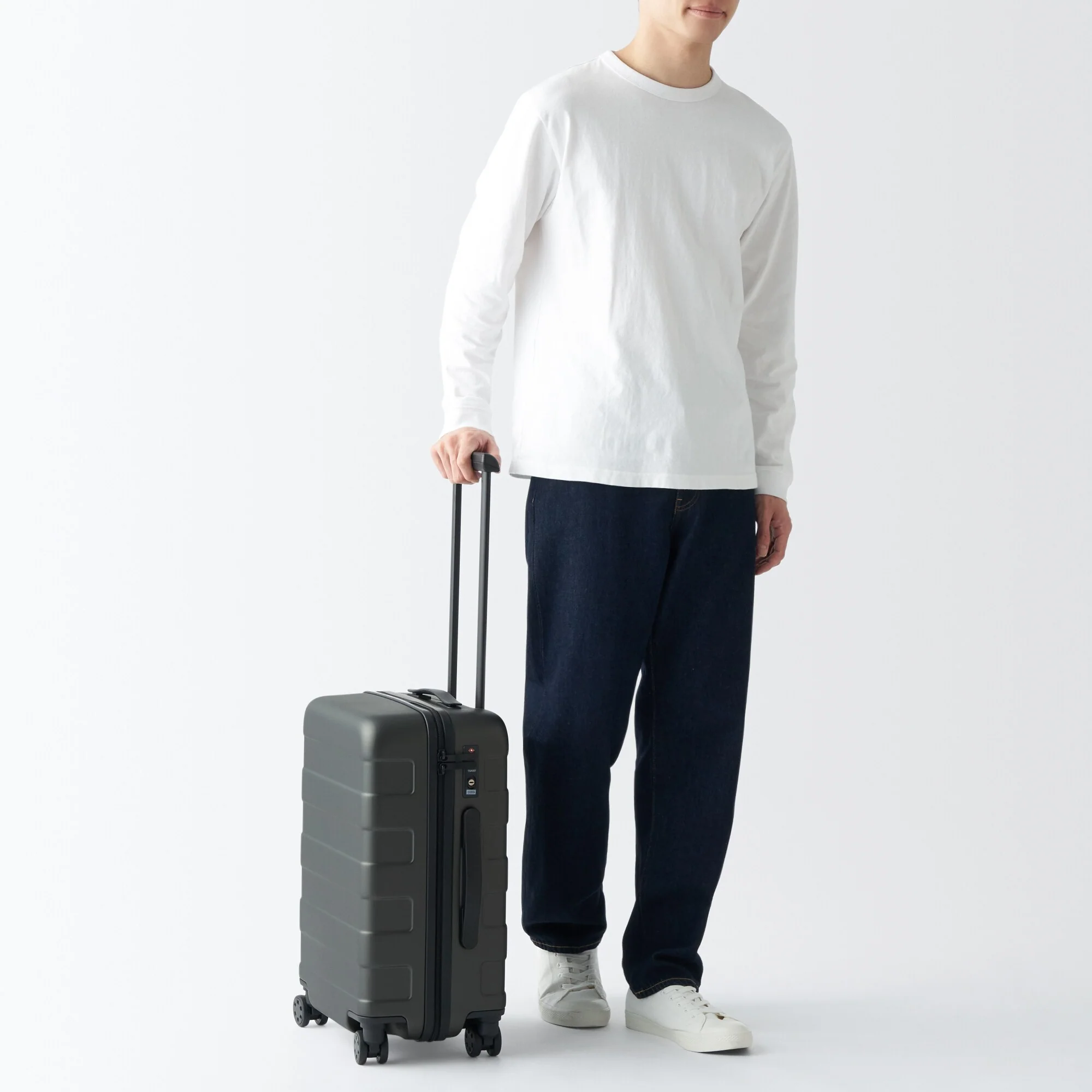 Adjustable Handle Hard Shell Suitcase 36L | Carry-On - Image 17