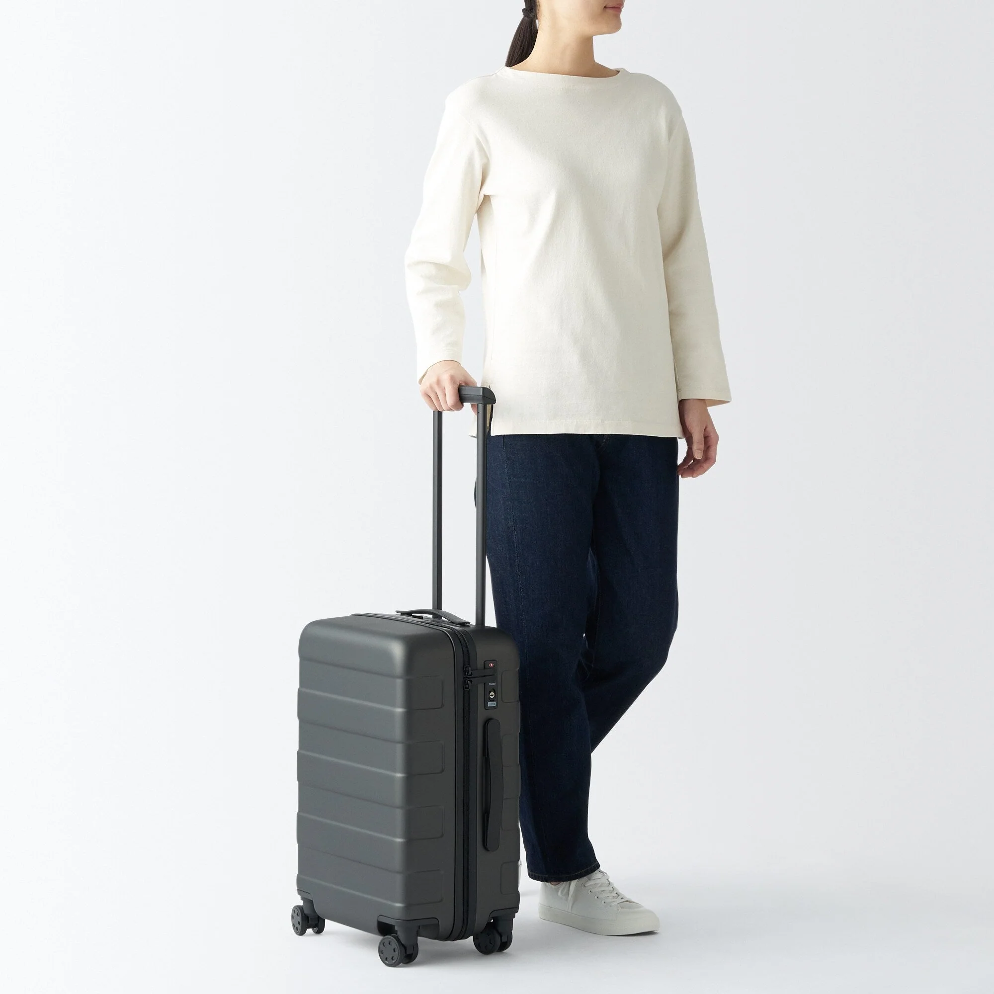 Adjustable Handle Hard Shell Suitcase 36L | Carry-On - Image 42