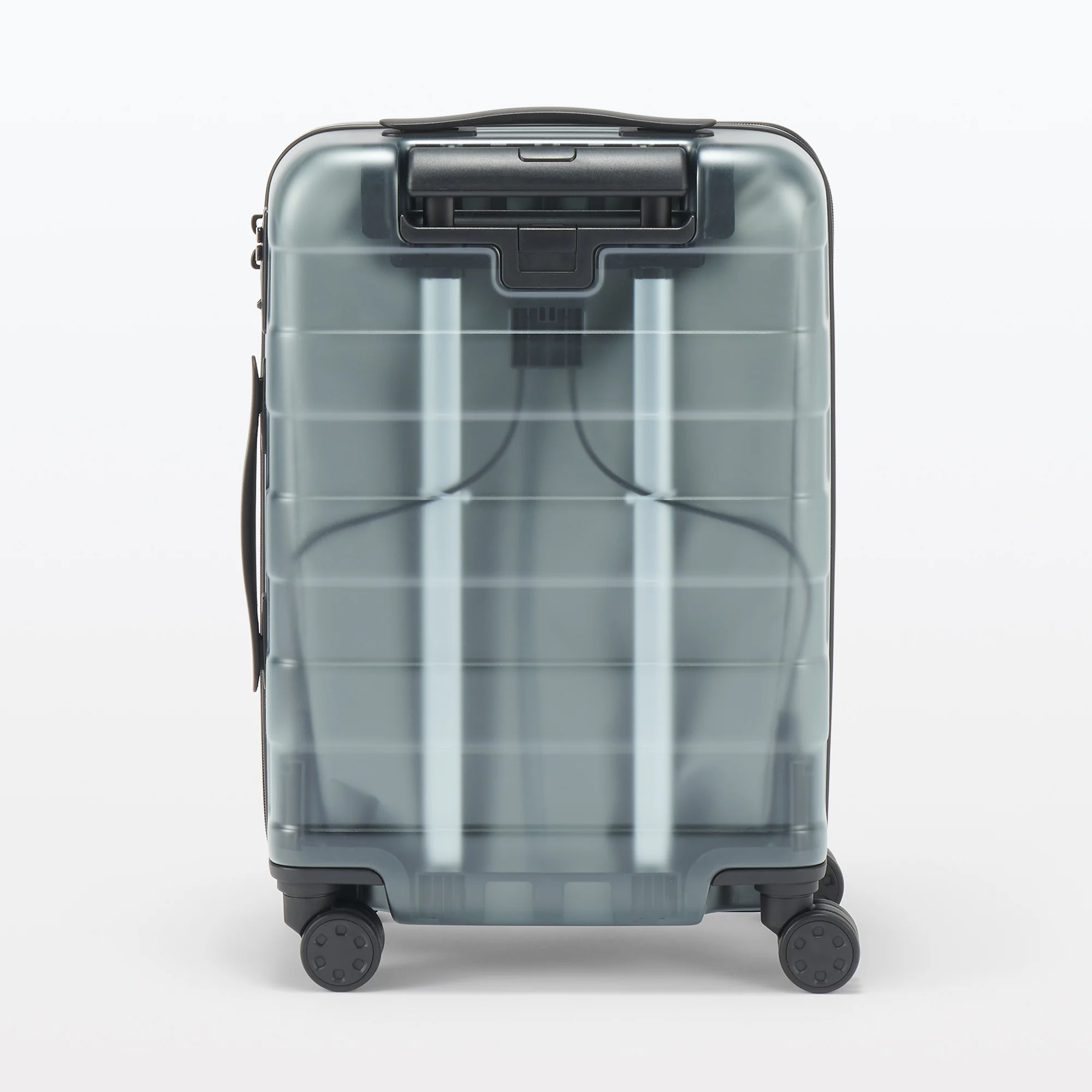 Adjustable Handle Hard Shell Suitcase 36L - Translucent | Carry-On - Image 4