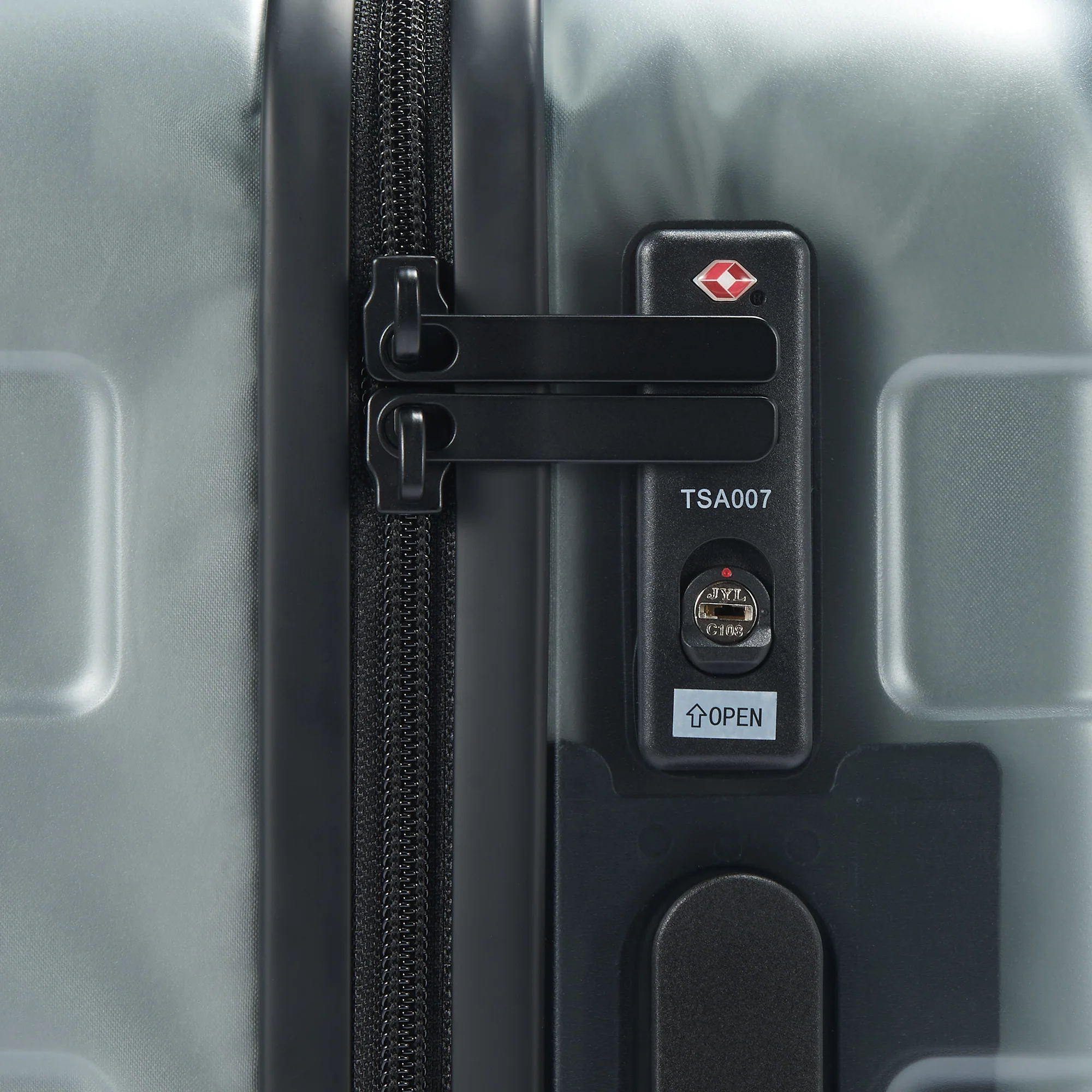Adjustable Handle Hard Shell Suitcase 36L - Translucent | Carry-On - Image 9