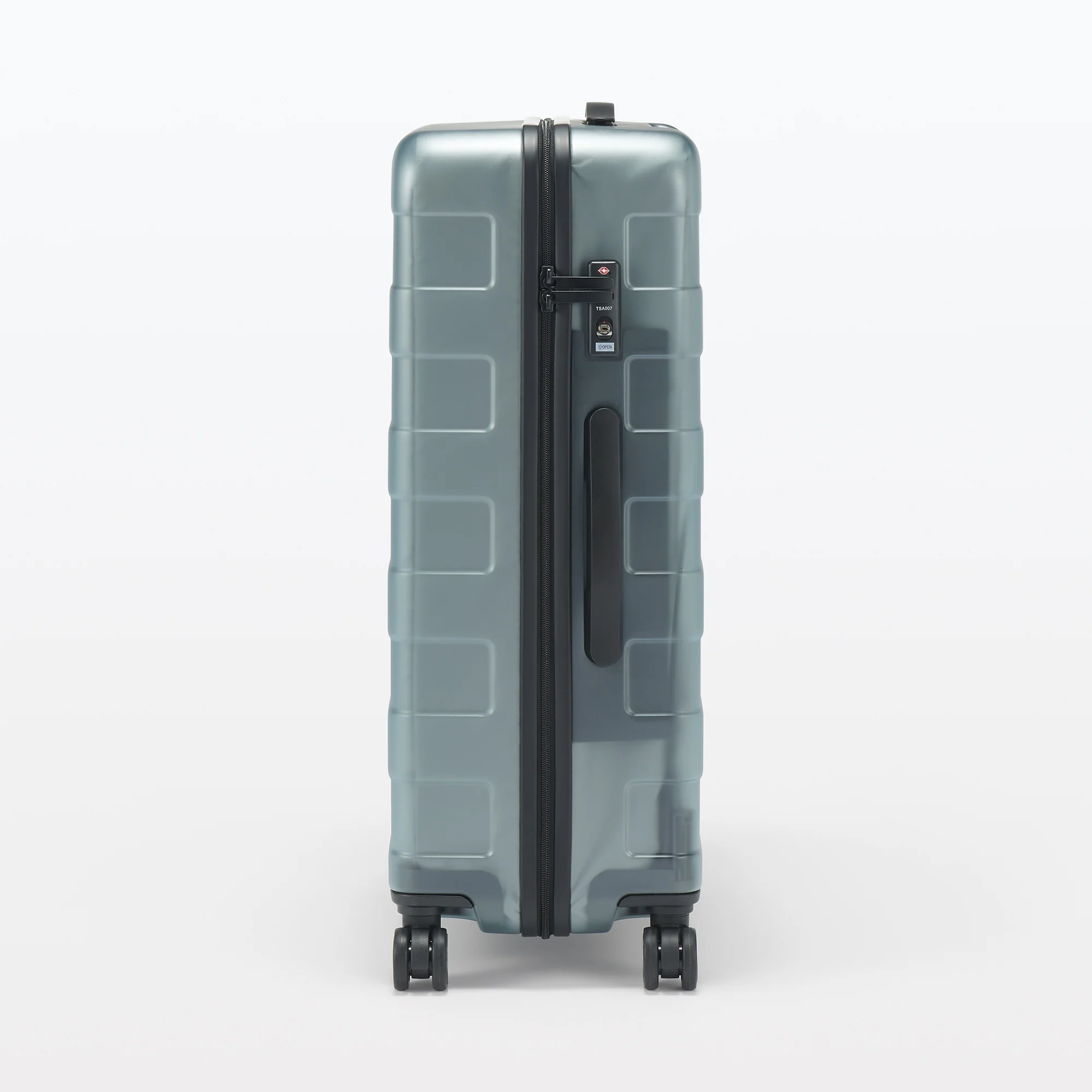 Adjustable Handle Hard Shell Suitcase 75L - Translucent | Check-In - Image 2