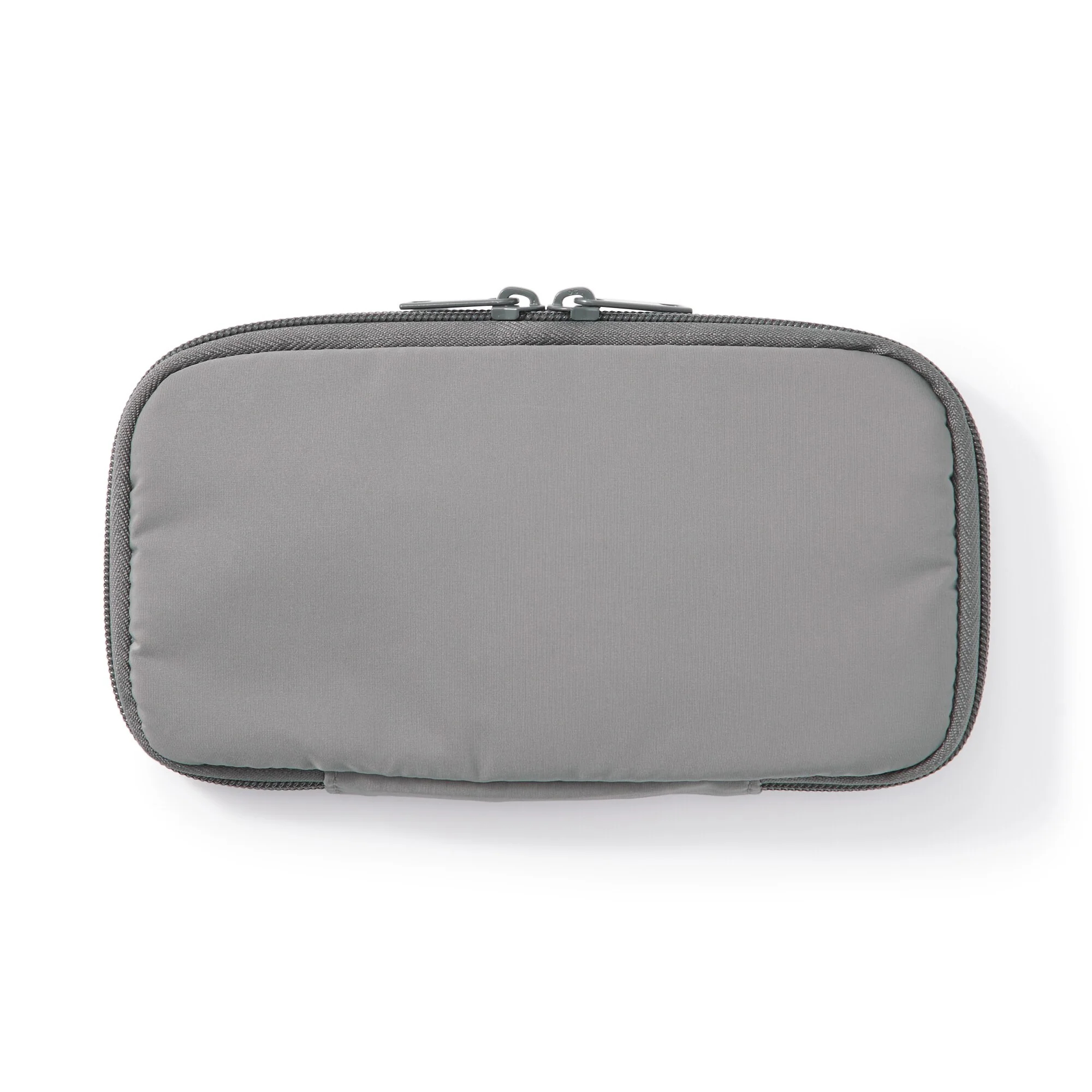 Adjustable Pockets Slim Gadget Pouch - Grey