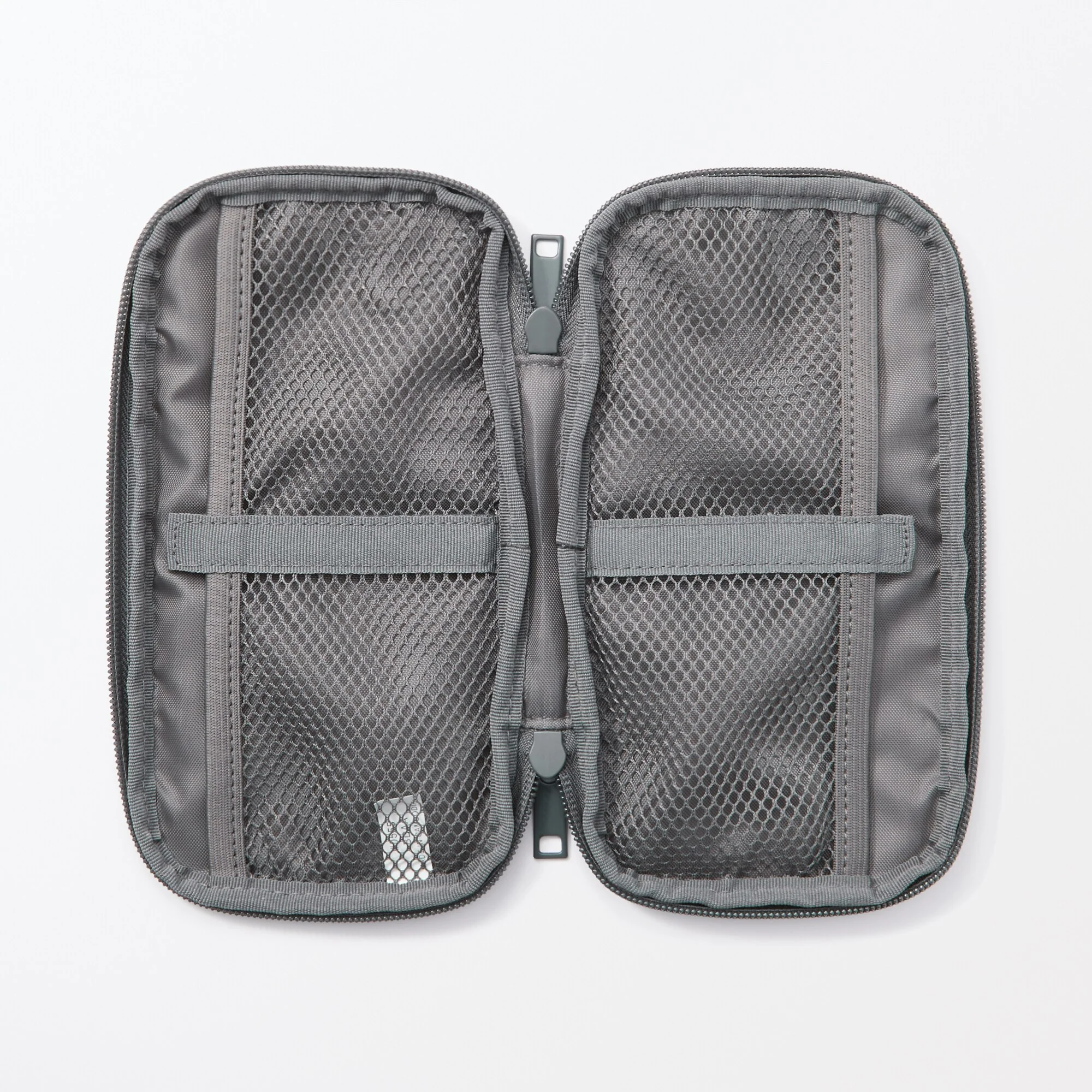 Adjustable Pockets Slim Gadget Pouch - Grey - Image 4