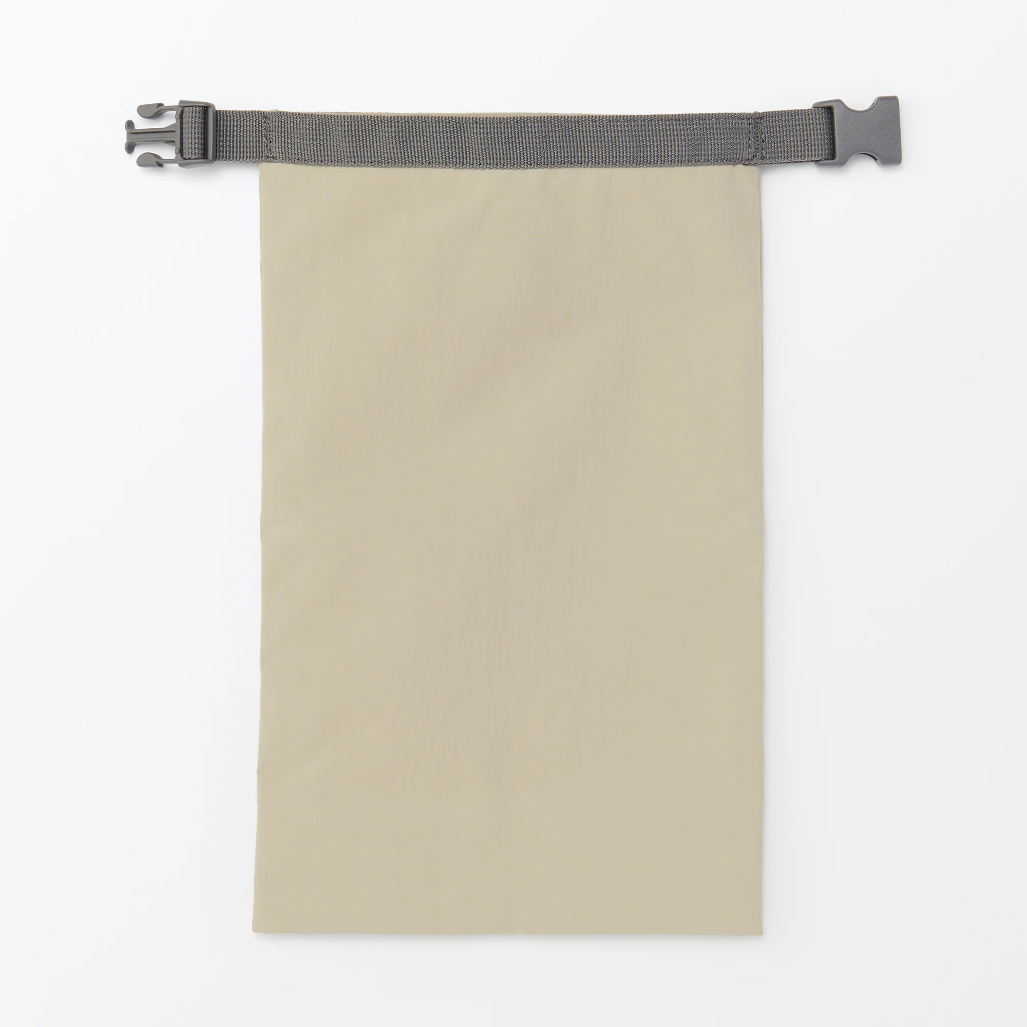 Adjustable Roll-Top Lunch Bag Beige - Small - Image 4