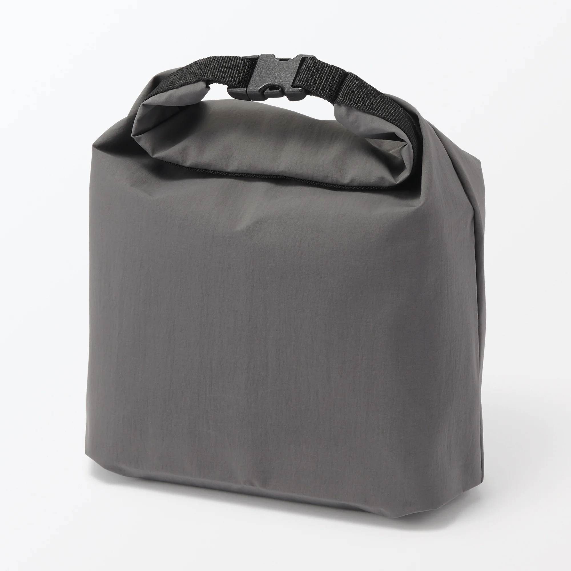 Adjustable Roll-Top Lunch Bag Grey - Large - Image 3