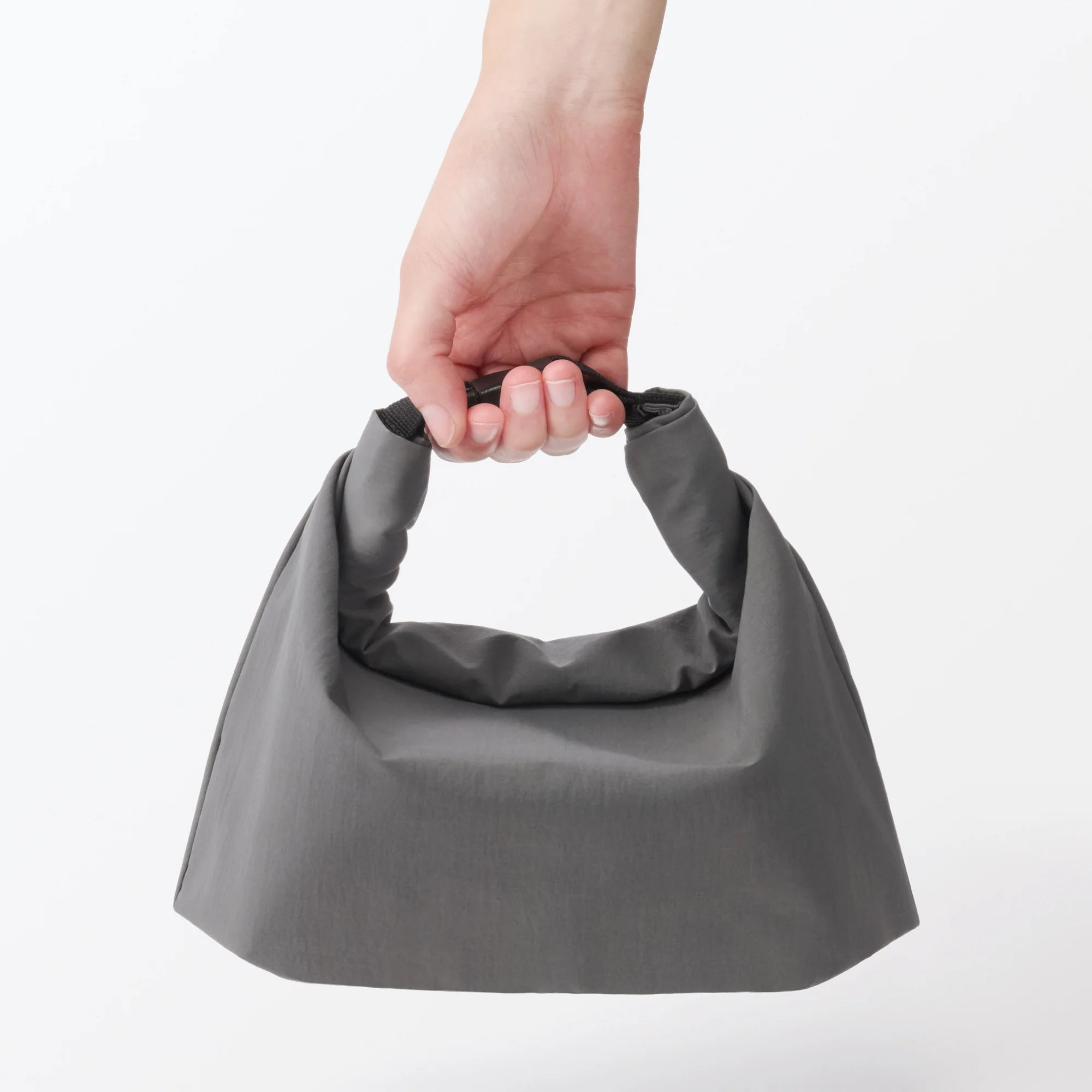 Adjustable Roll-Top Lunch Bag Grey - Large - Image 8