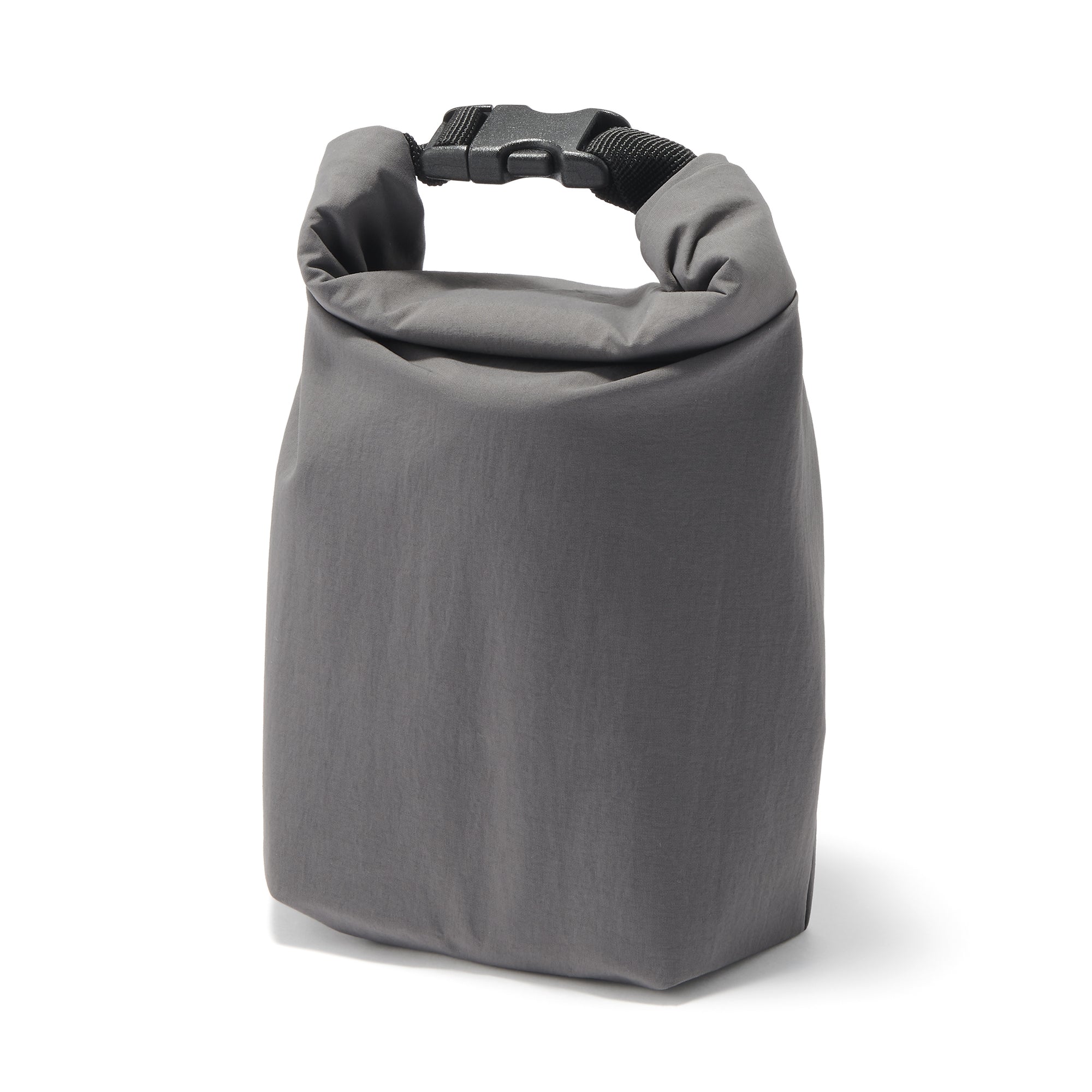 Adjustable Roll-Top Lunch Bag Grey - Small