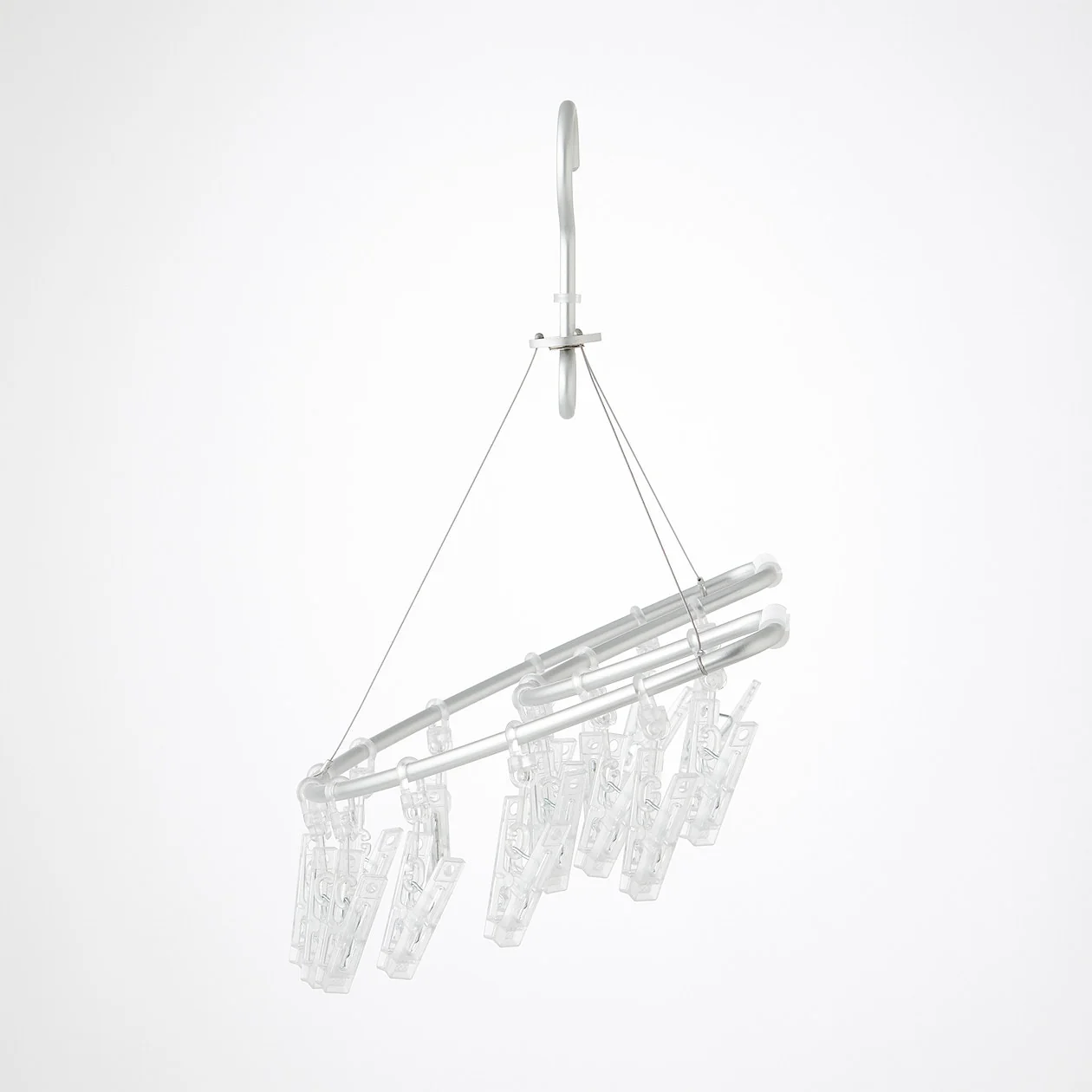 Aluminum Semicircle Hanger with Pegs - Image 4