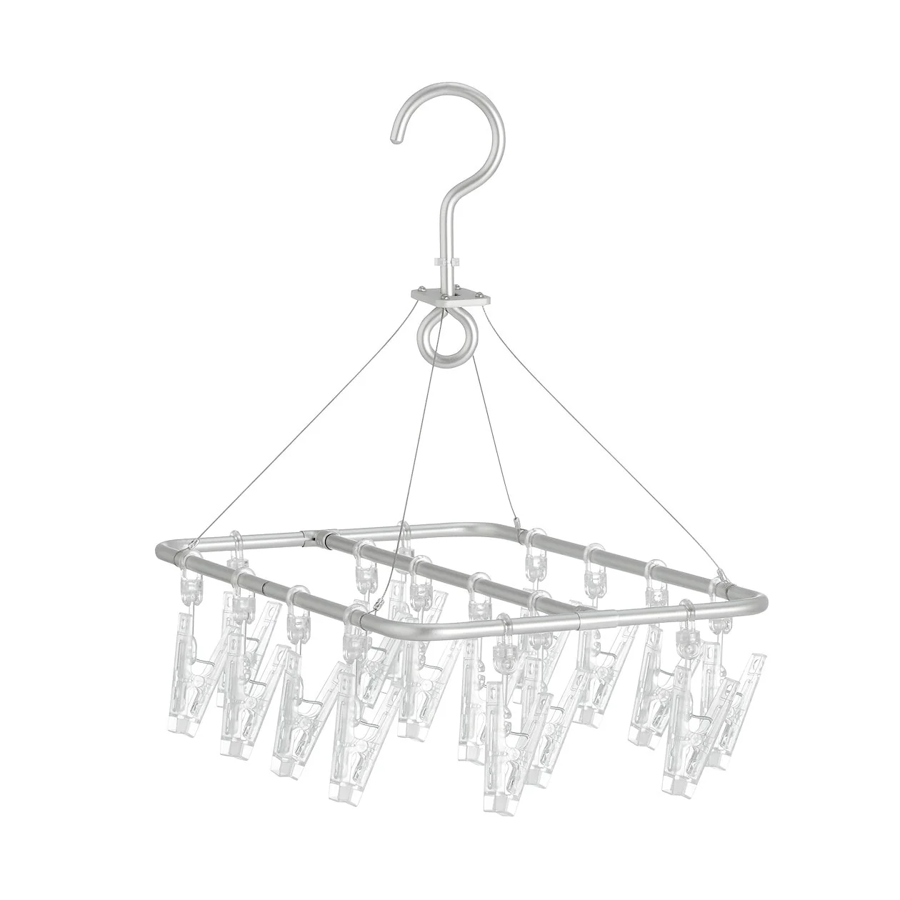 Aluminum Square Hanger with Pegs