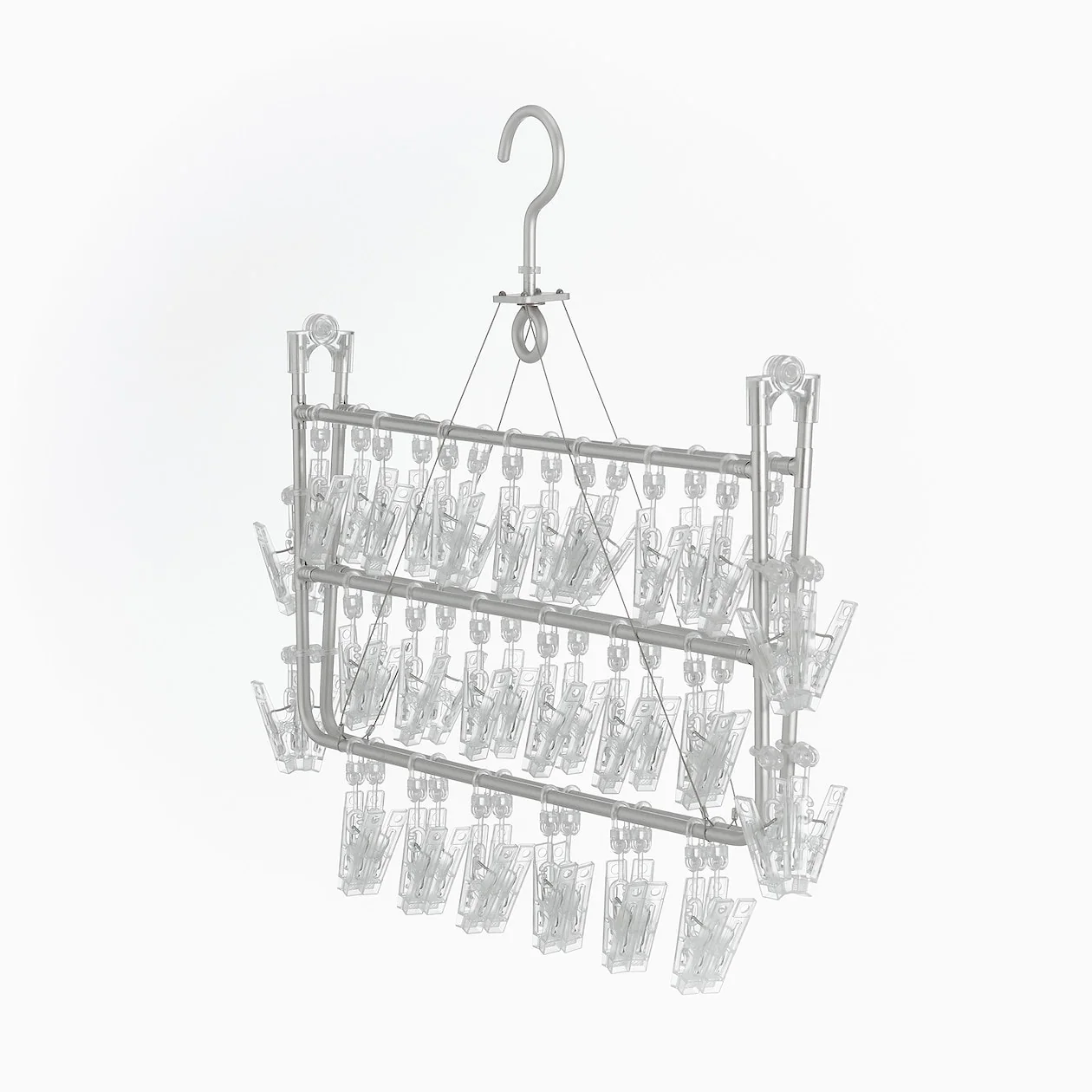 Aluminum Square Hanger with Pegs - Image 11