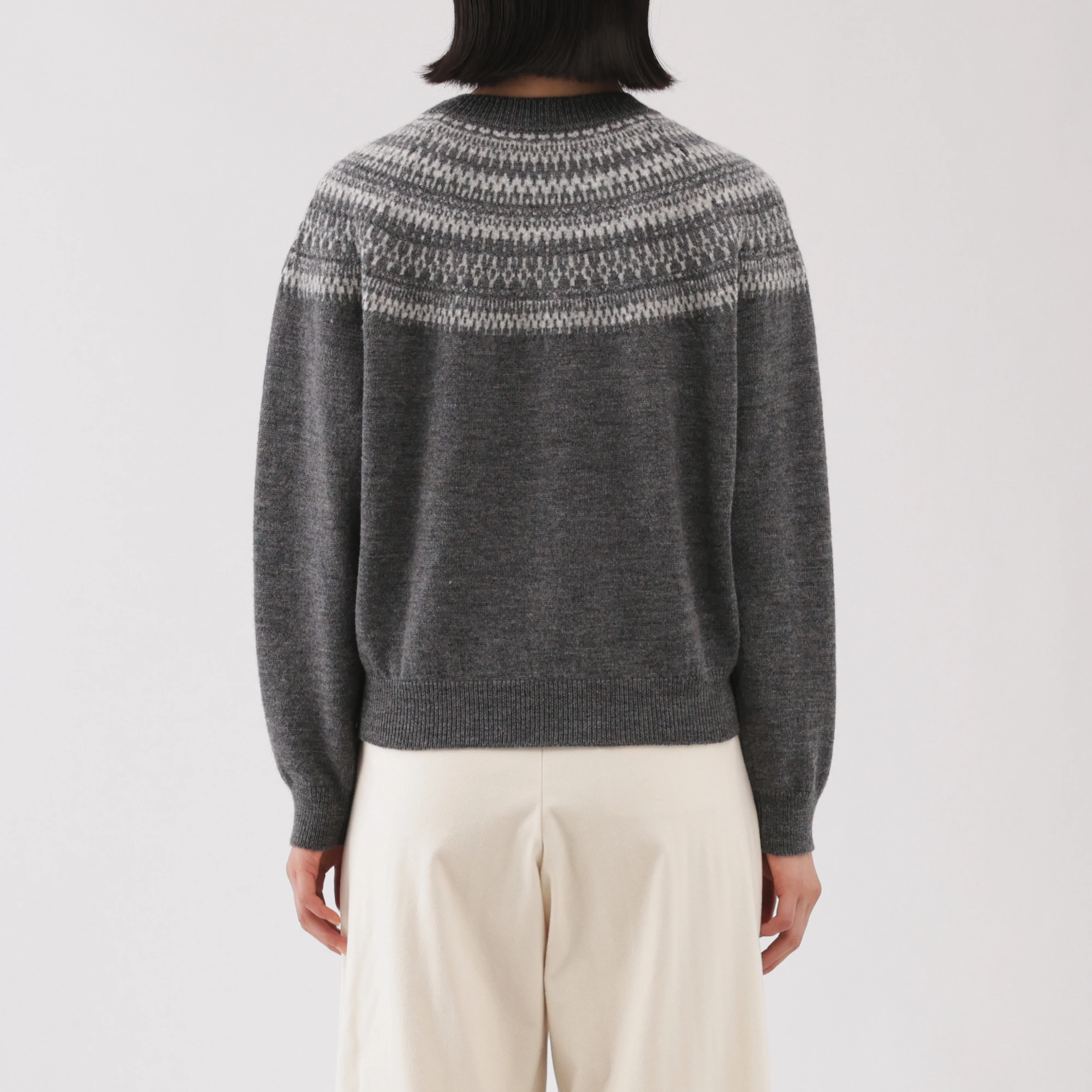 Andes Wool Blend Jacquard Sweater - Image 20