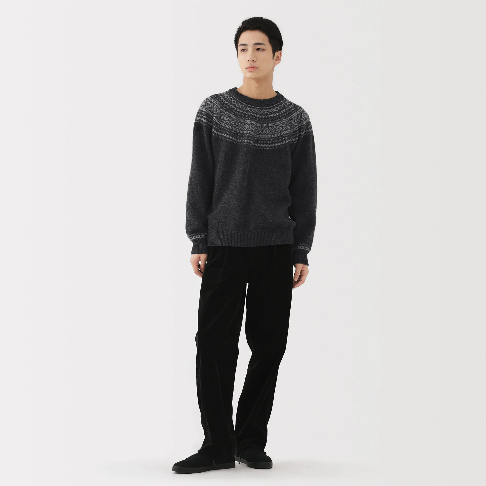 Andes Wool Jacquard Sweater - Image 11