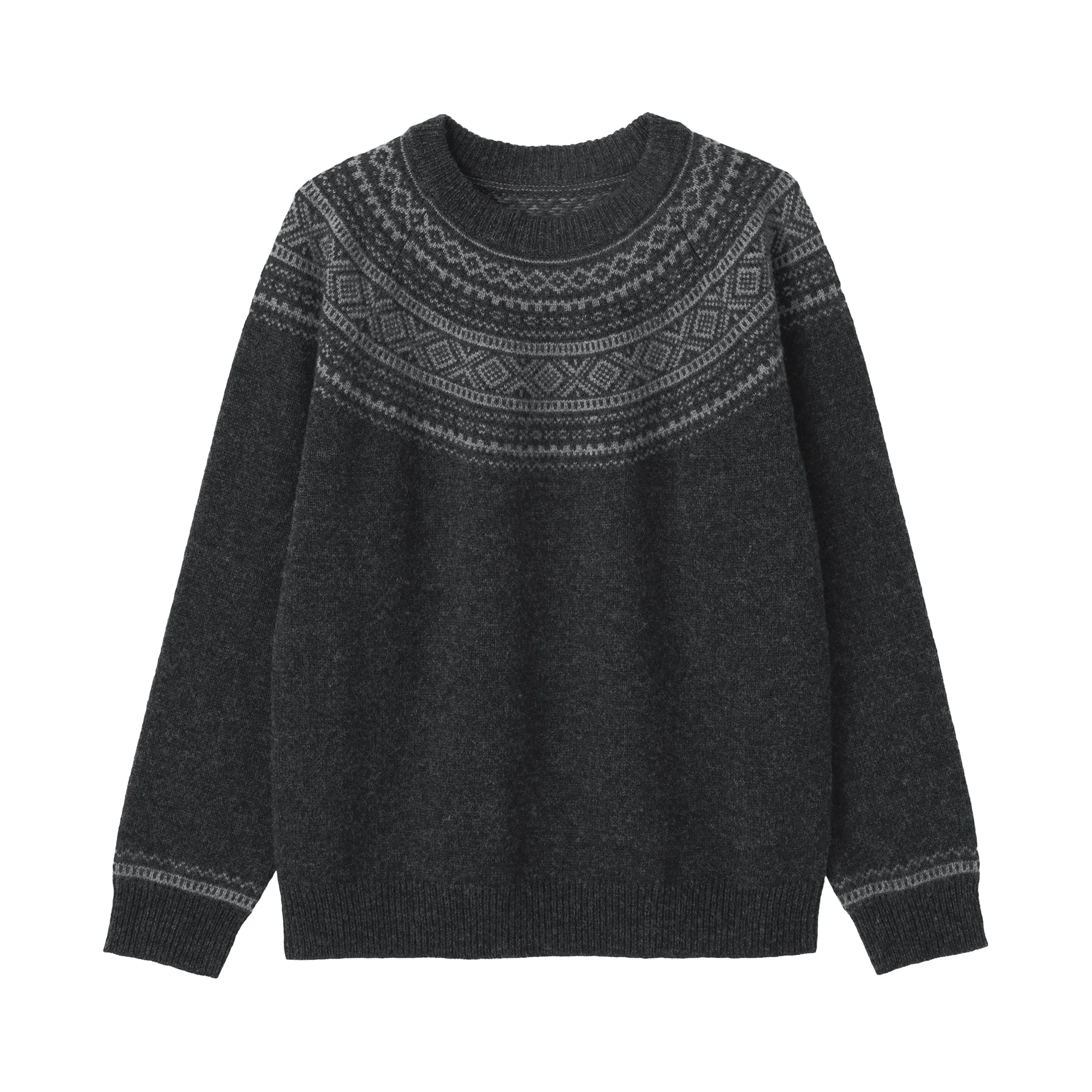 Andes Wool Jacquard Sweater - Image 9