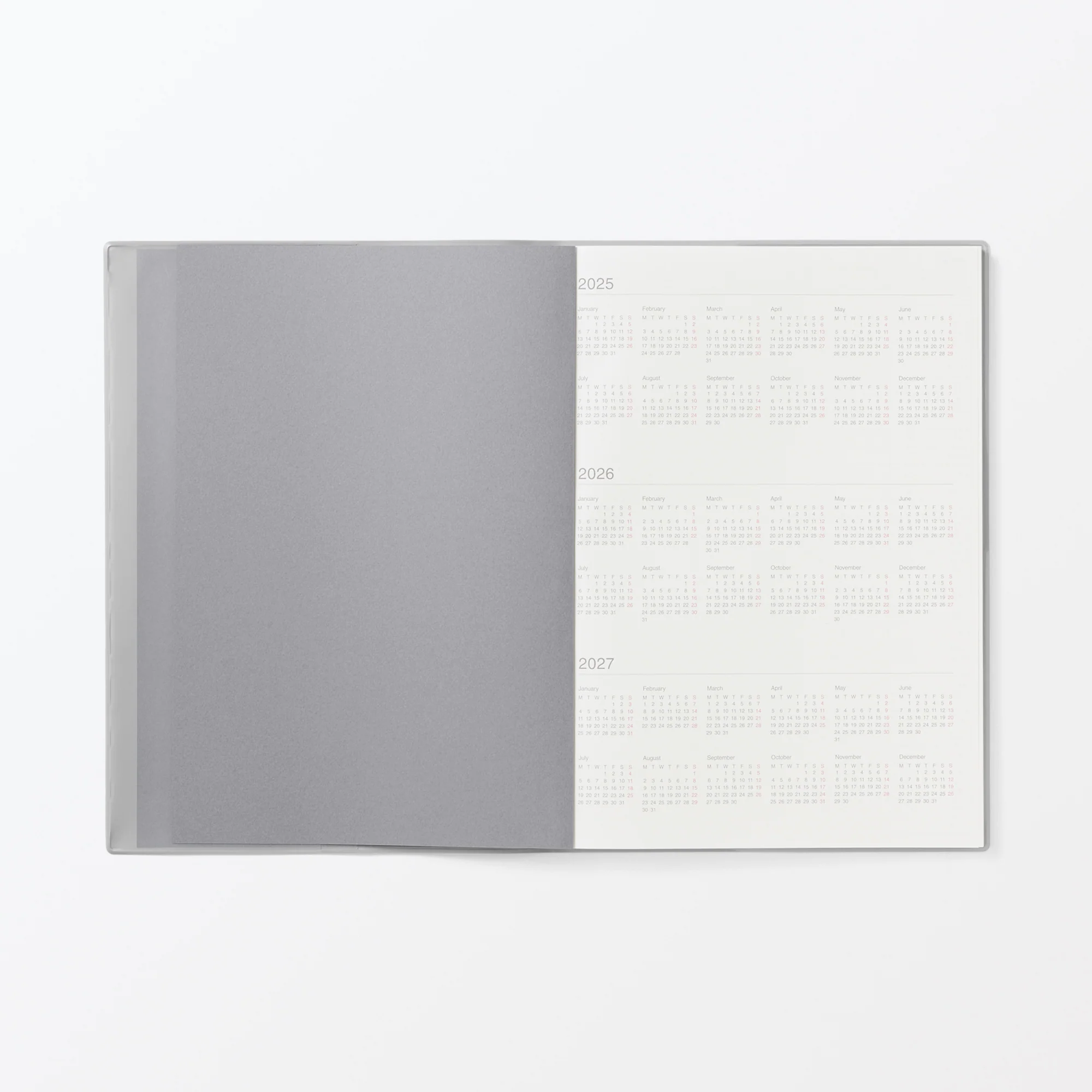 B5 Monthly/Weekly Planner From Dec. 2025 - No Holidays - Image 4