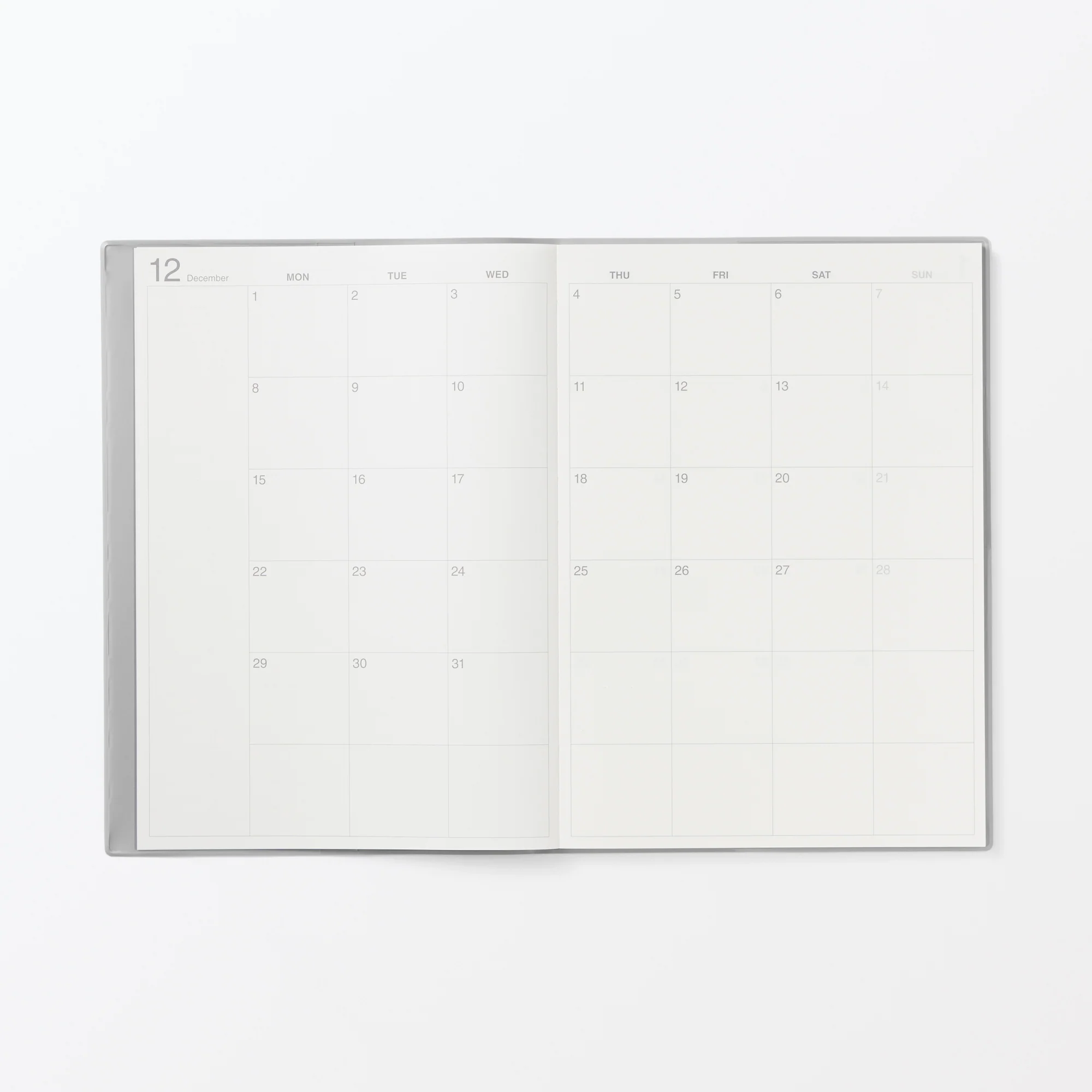 B5 Monthly/Weekly Planner From Dec. 2025 - No Holidays - Image 6