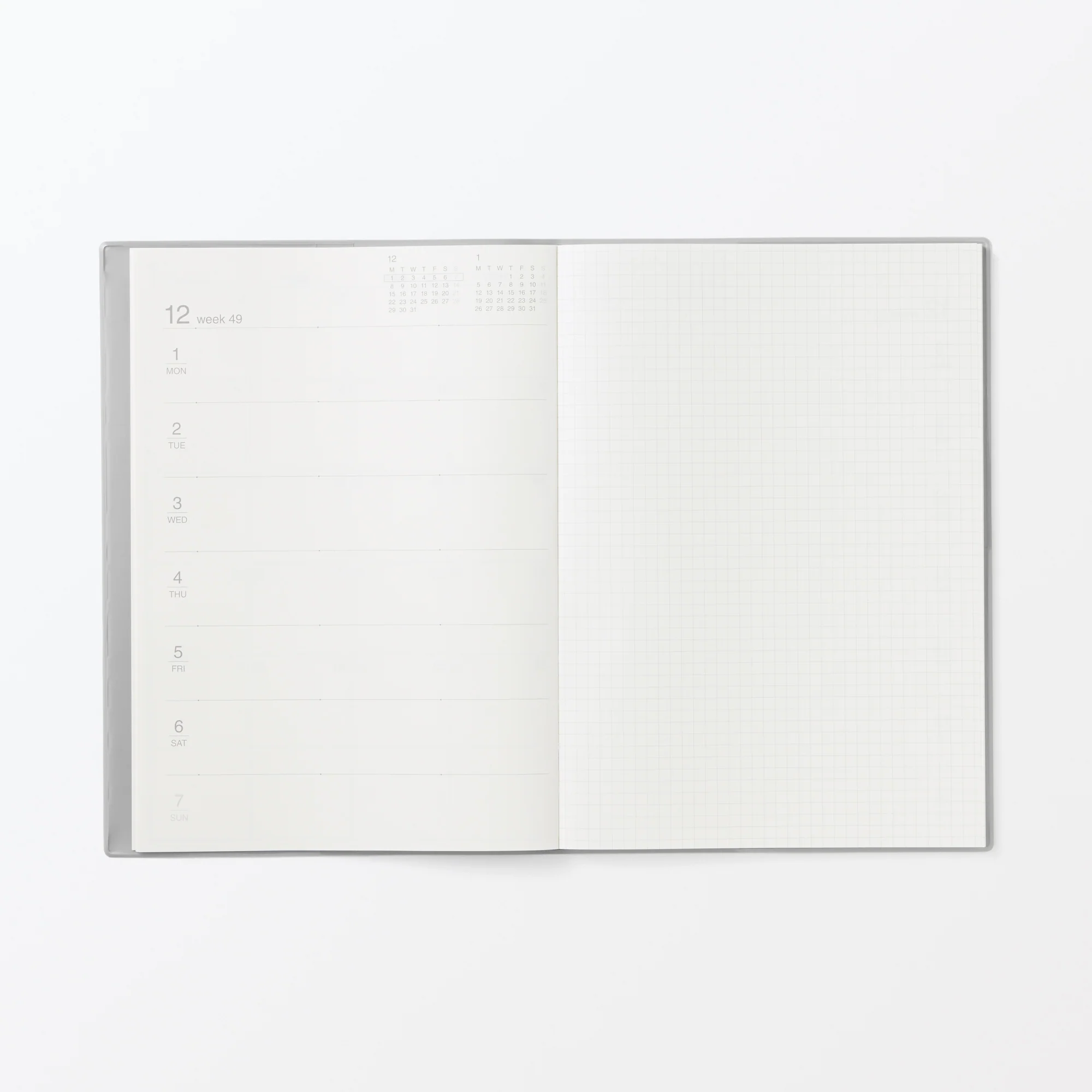 B5 Monthly/Weekly Planner From Dec. 2025 - No Holidays - Image 7
