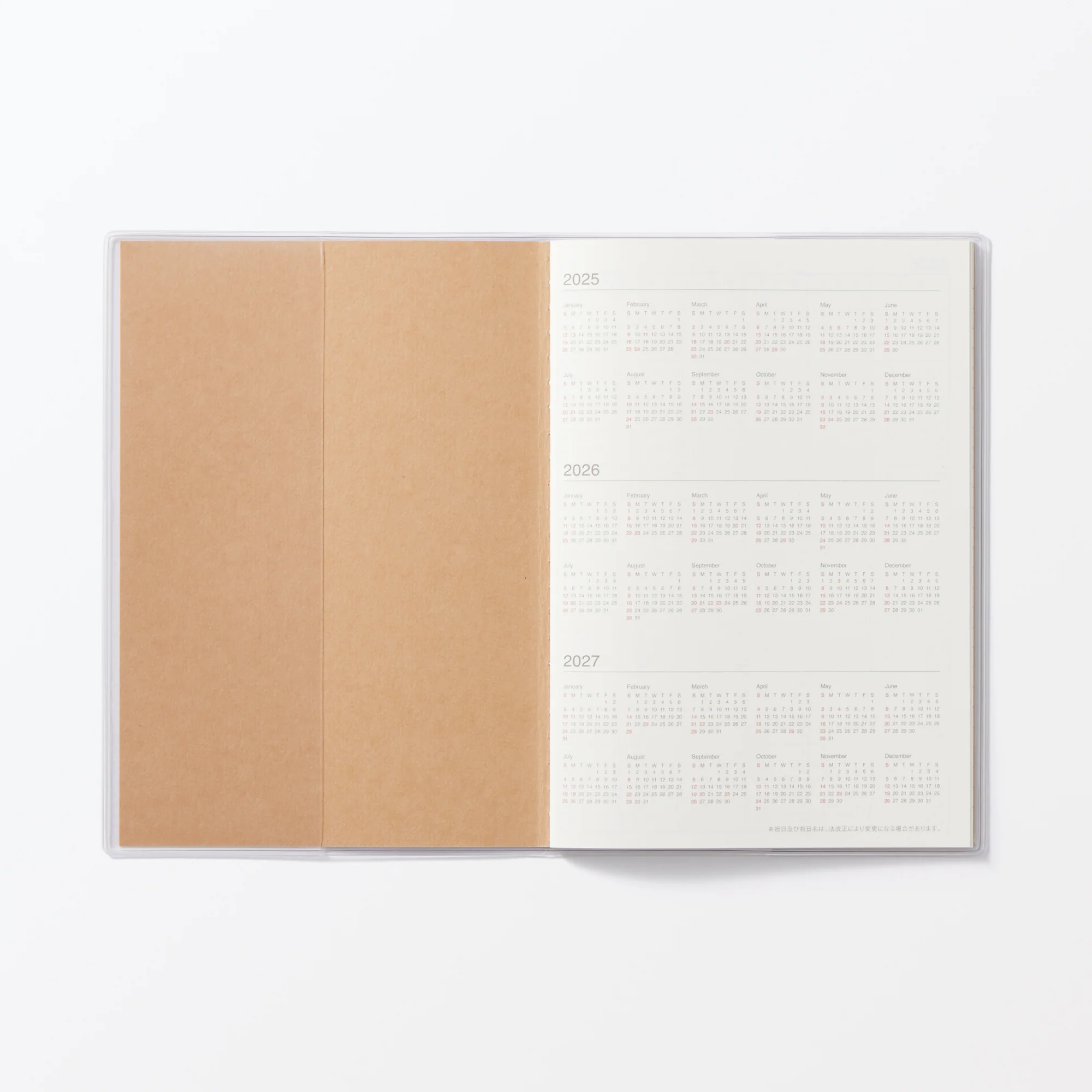 B6 Monthly Planner From Dec. 2025 - Sun. Start - Image 3