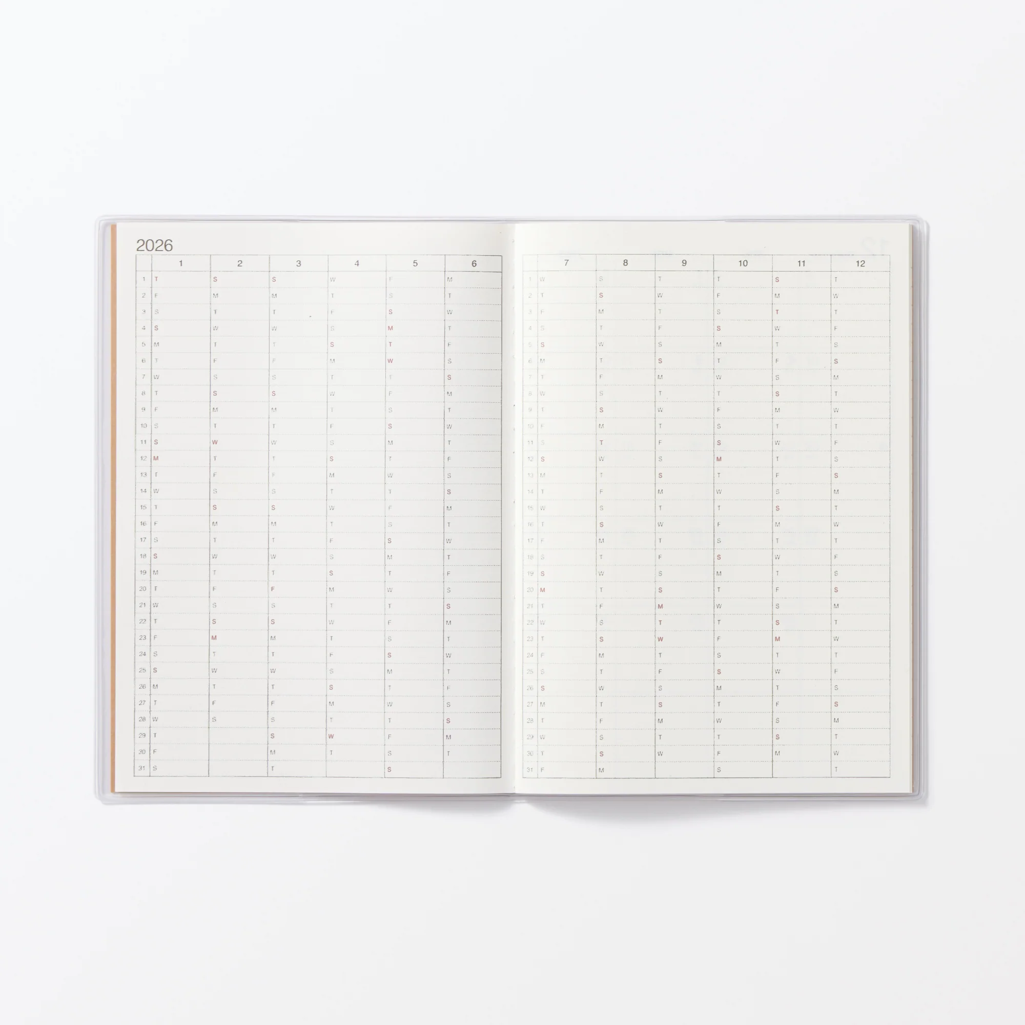B6 Monthly Planner From Dec. 2025 - Sun. Start - Image 4