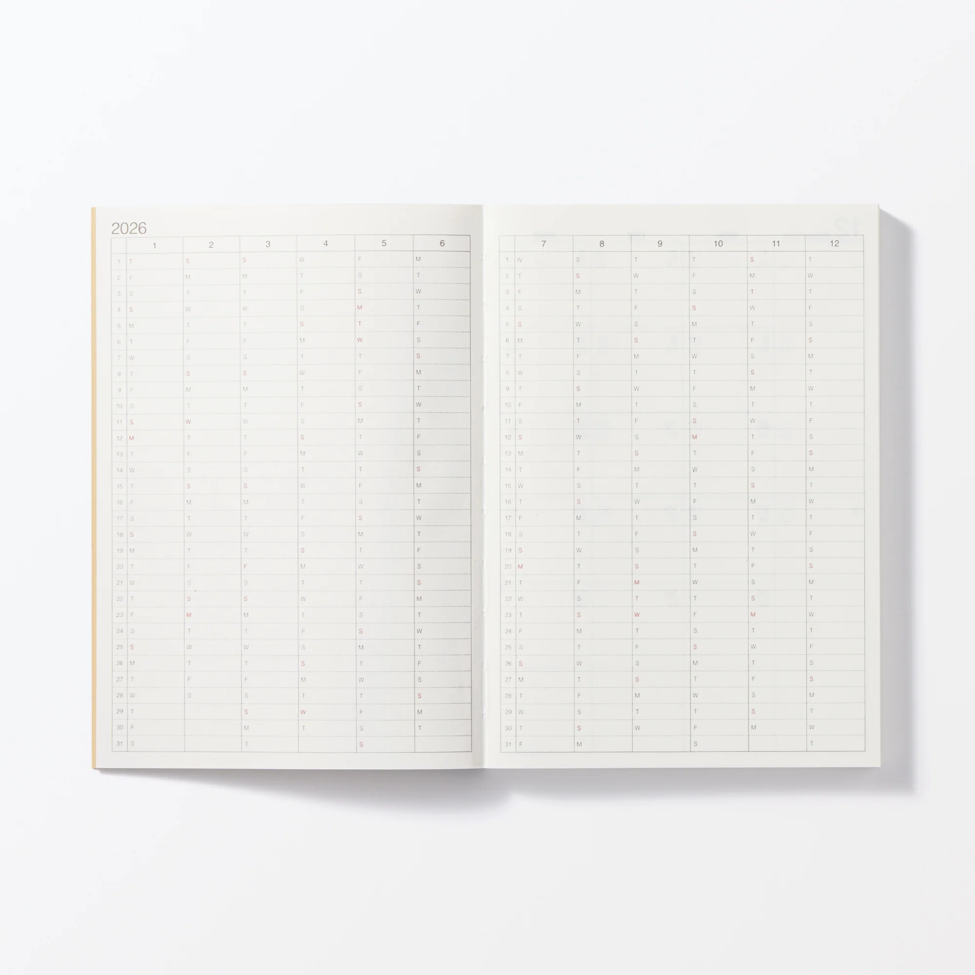 B6 Monthly/Weekly Planner From Dec. 2025 - Image 4