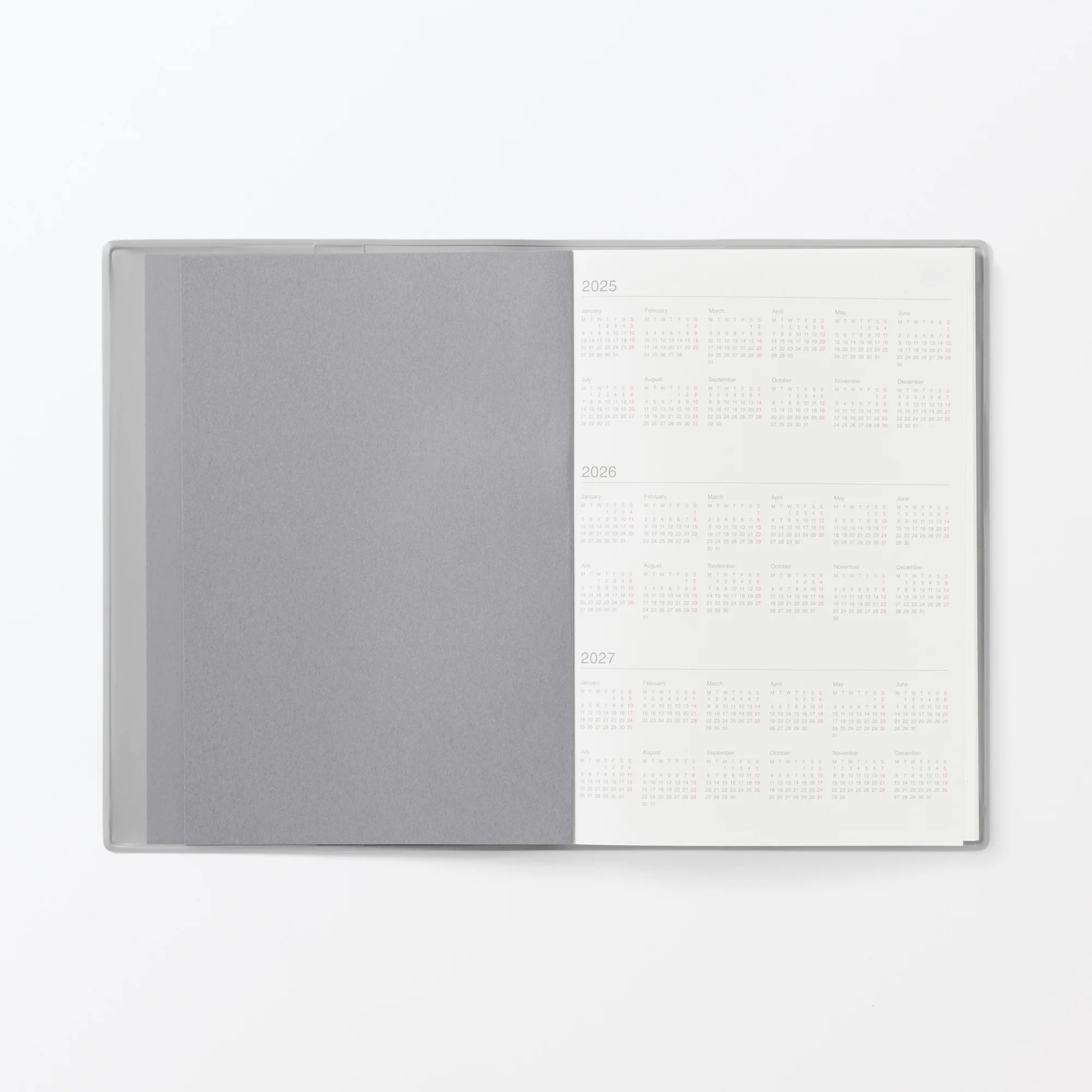 B6 Monthly/Weekly Planner From Dec. 2025 - No Holidays - Image 4