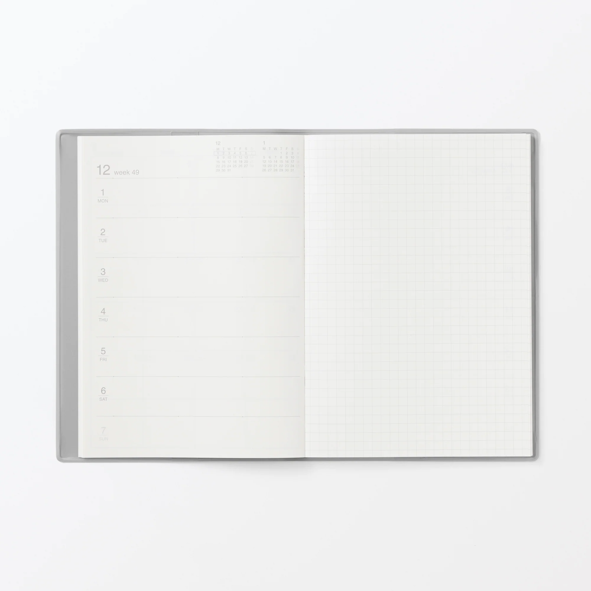 B6 Monthly/Weekly Planner From Dec. 2025 - No Holidays - Image 7