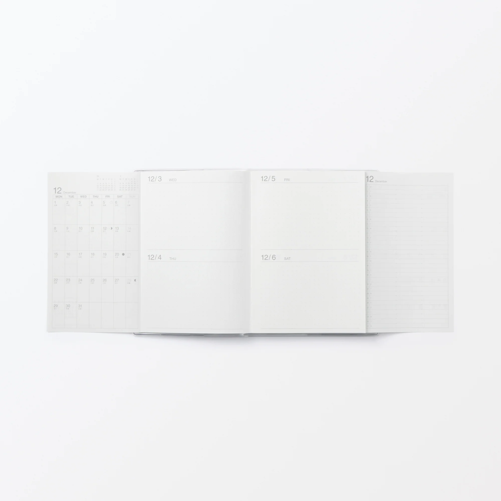 B6 Viewable-At-Once Monthly/Daily Planner From Dec. 2025 - Image 2