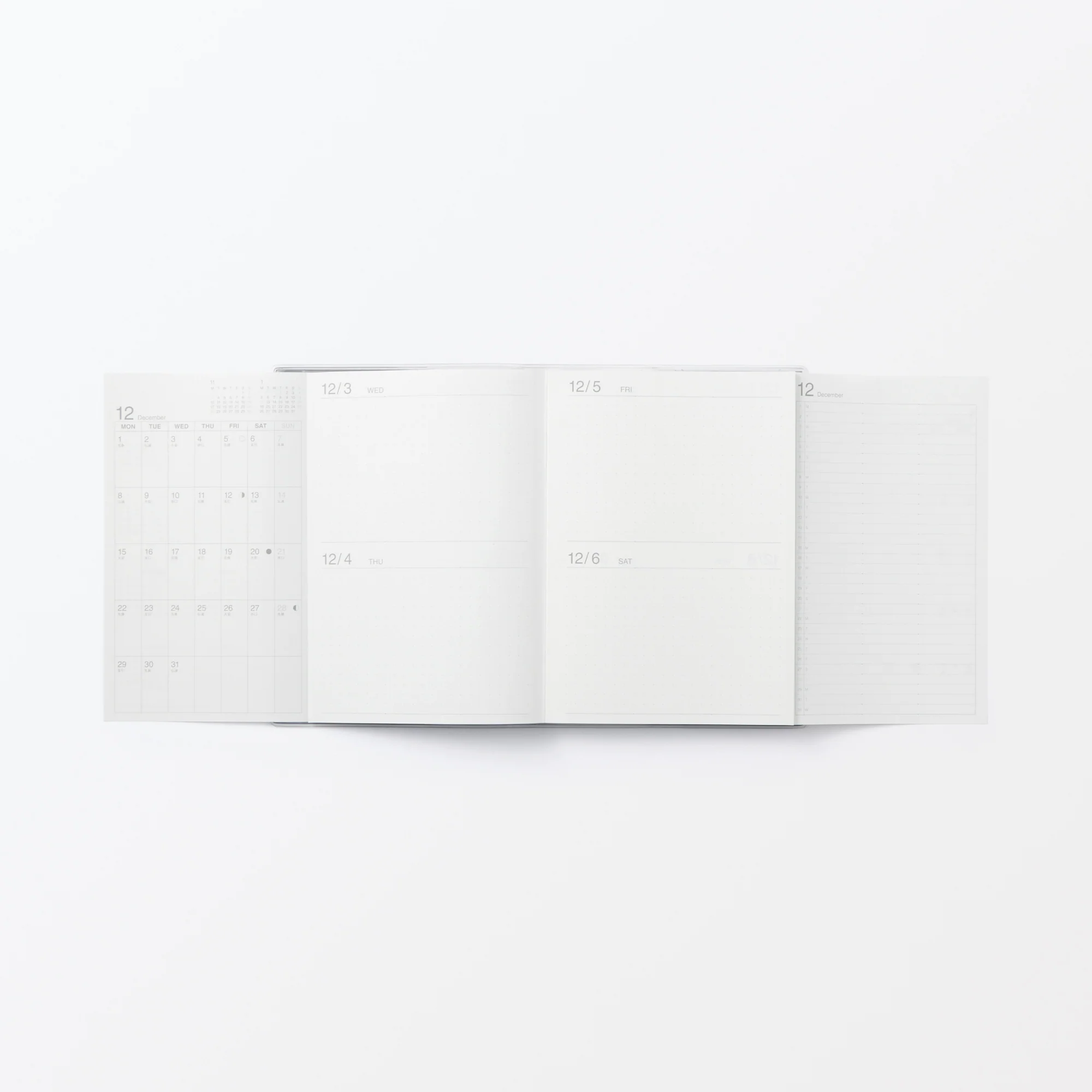 B6 Viewable-At-Once Monthly/Daily Planner From Dec. 2025 - Image 2