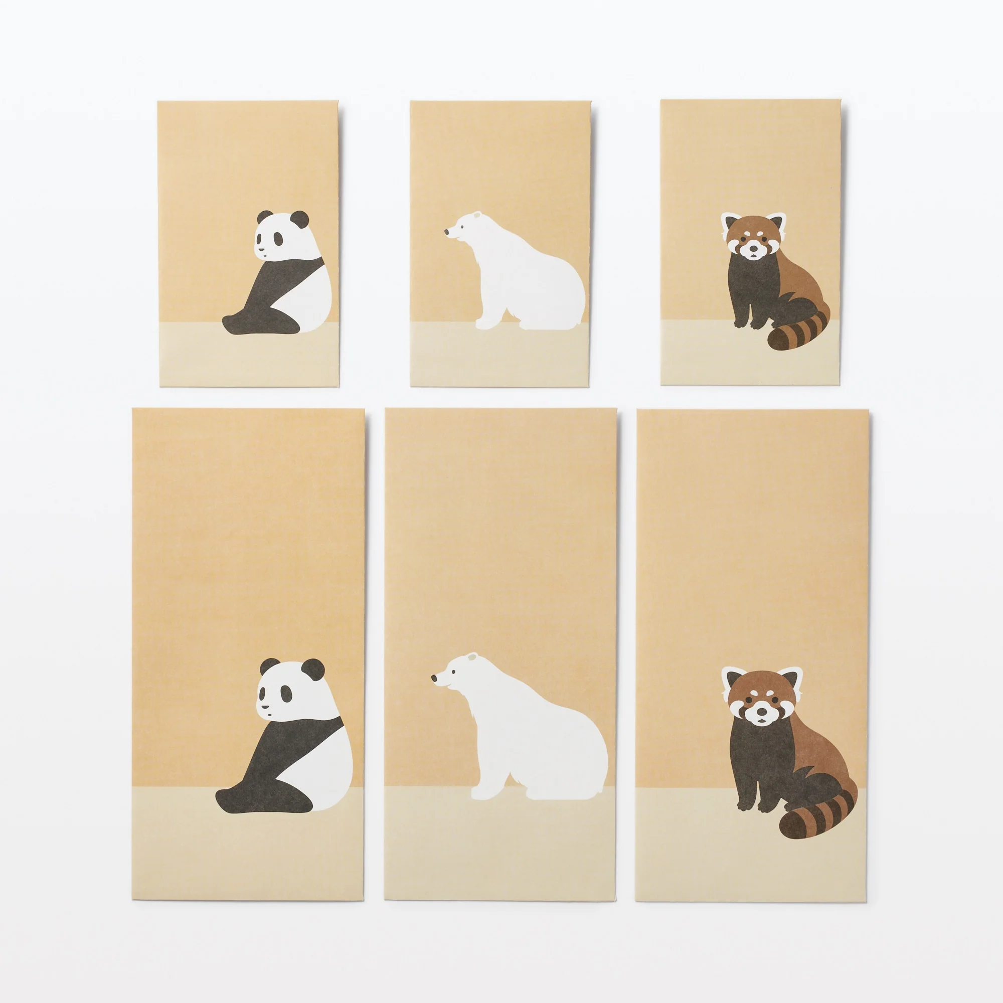 Bamboo Paper Petit Envelope - Large - Polar Bear (3 Pack) - Image 5